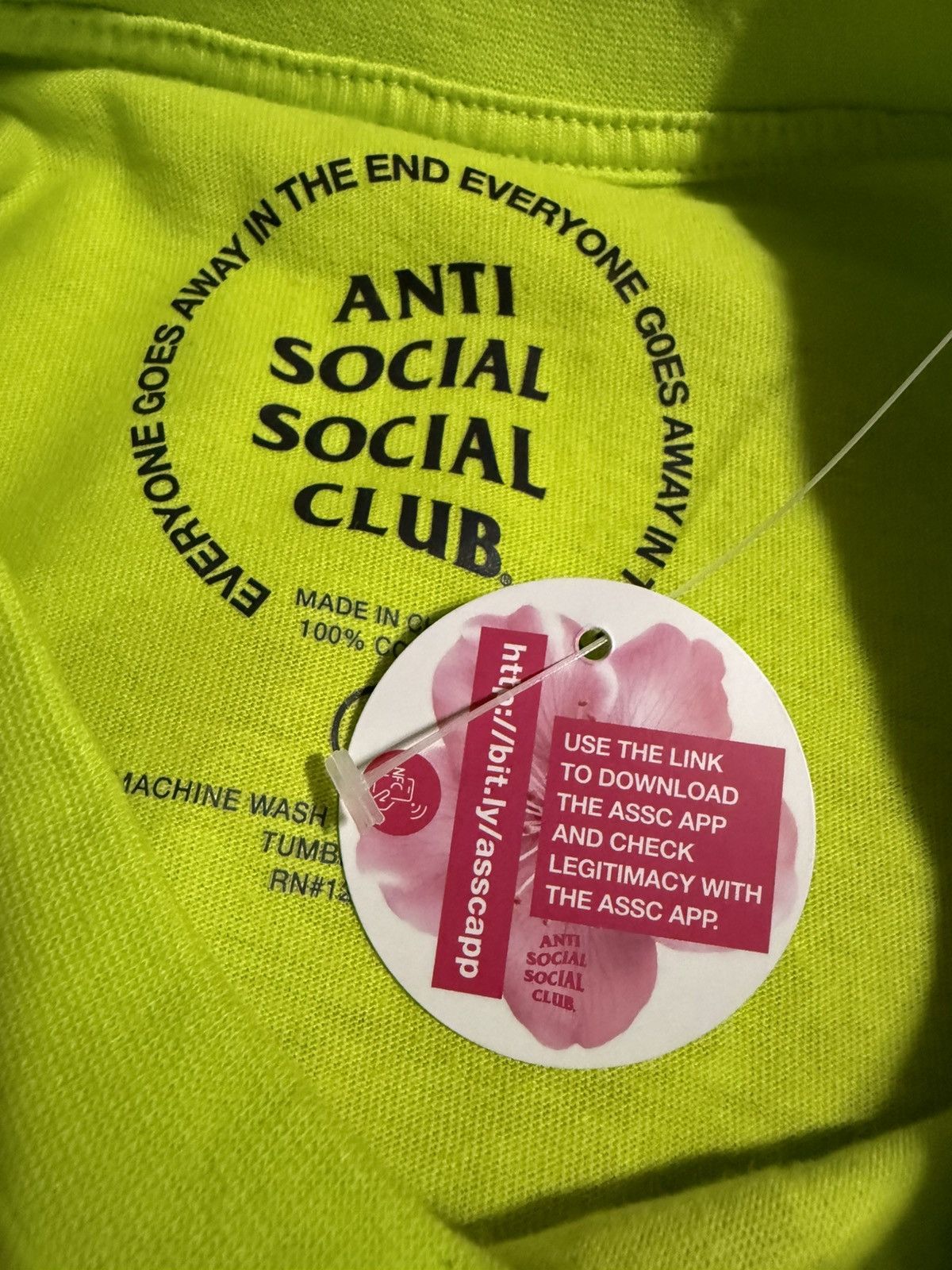 Anti Social Social Club Long sleeve ASSC Shirt reflective Size US S / EU 44-46 / 1 - 5 Thumbnail