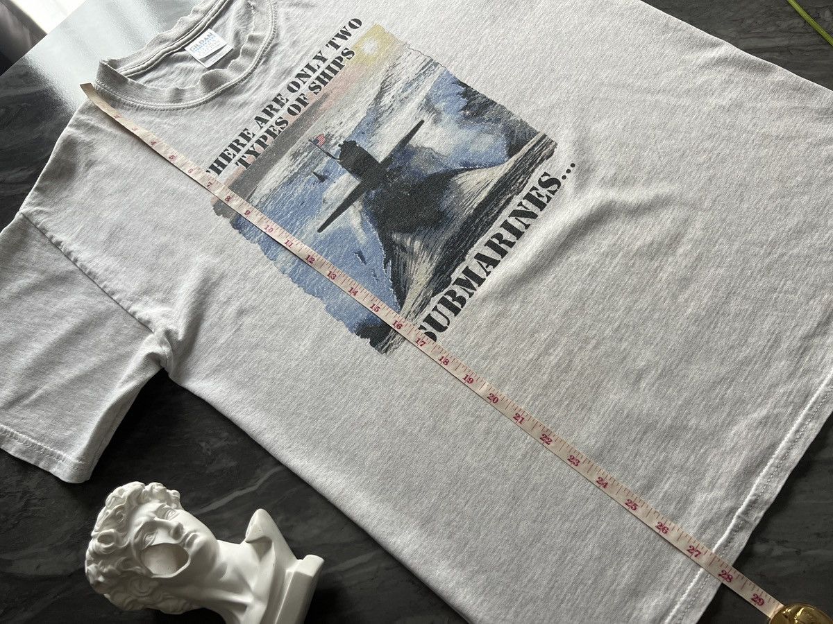 Gildan × Vintage Gildan : Sub Marine Target Lock Double Size Size US L / EU 52-54 / 3 - 12 Thumbnail