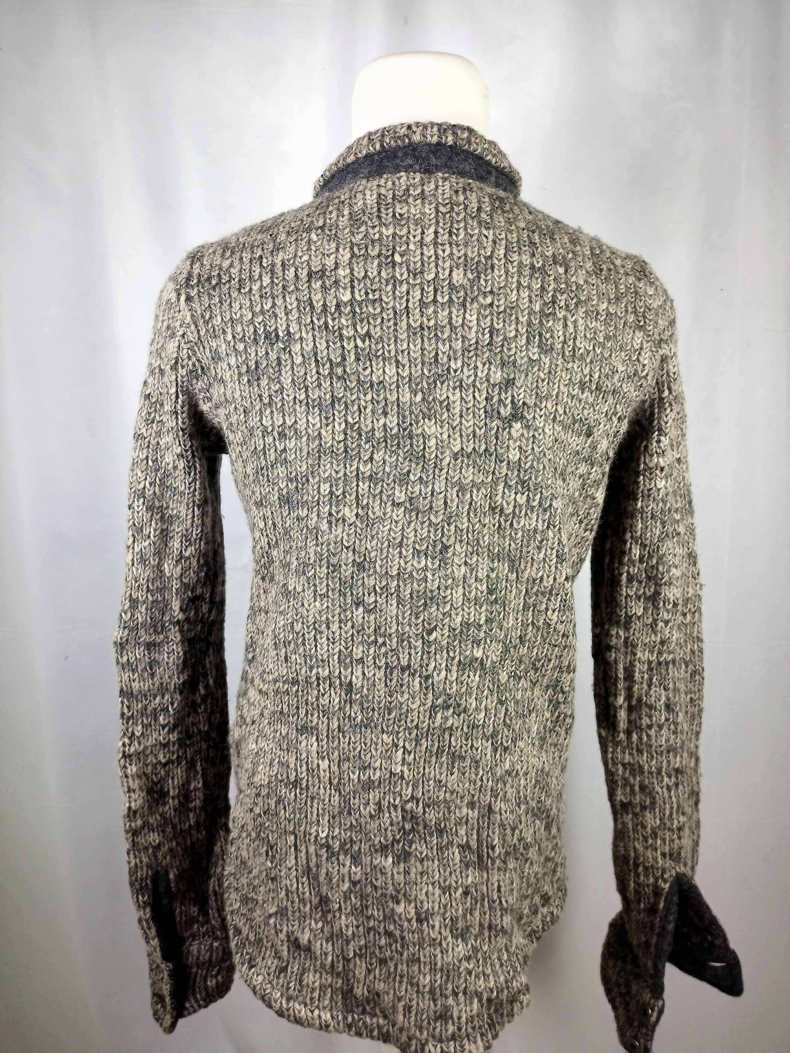 Designer × Zara Zara Man Knit Sweater Long Sleeves Button Up Size US L / EU 52-54 / 3 - 18 Thumbnail