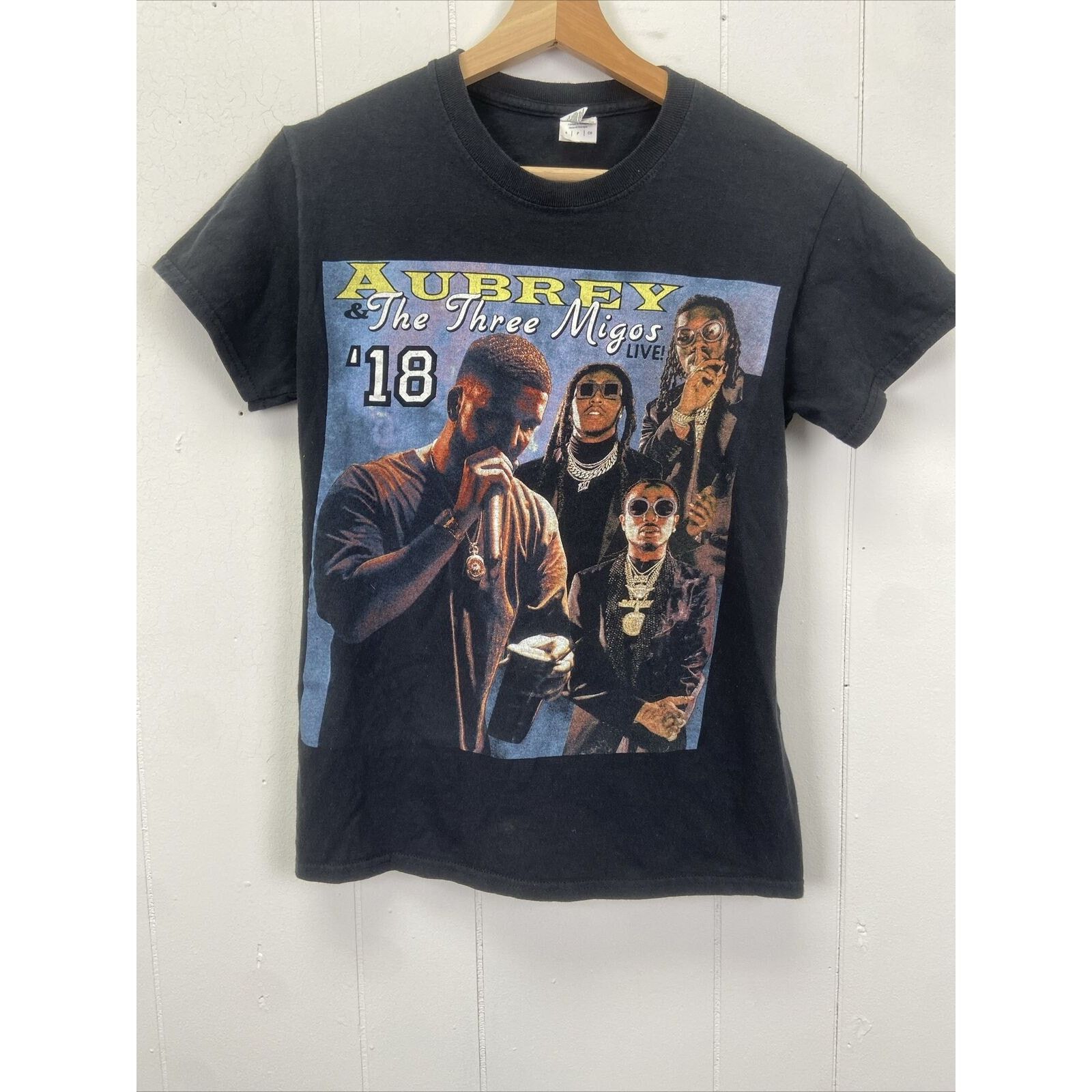 Band Tees Aubrey & The Three Migos Drake MIGOS T-Shirt 2018 Size Small Size US S / EU 44-46 / 1 - 1 Thumbnail