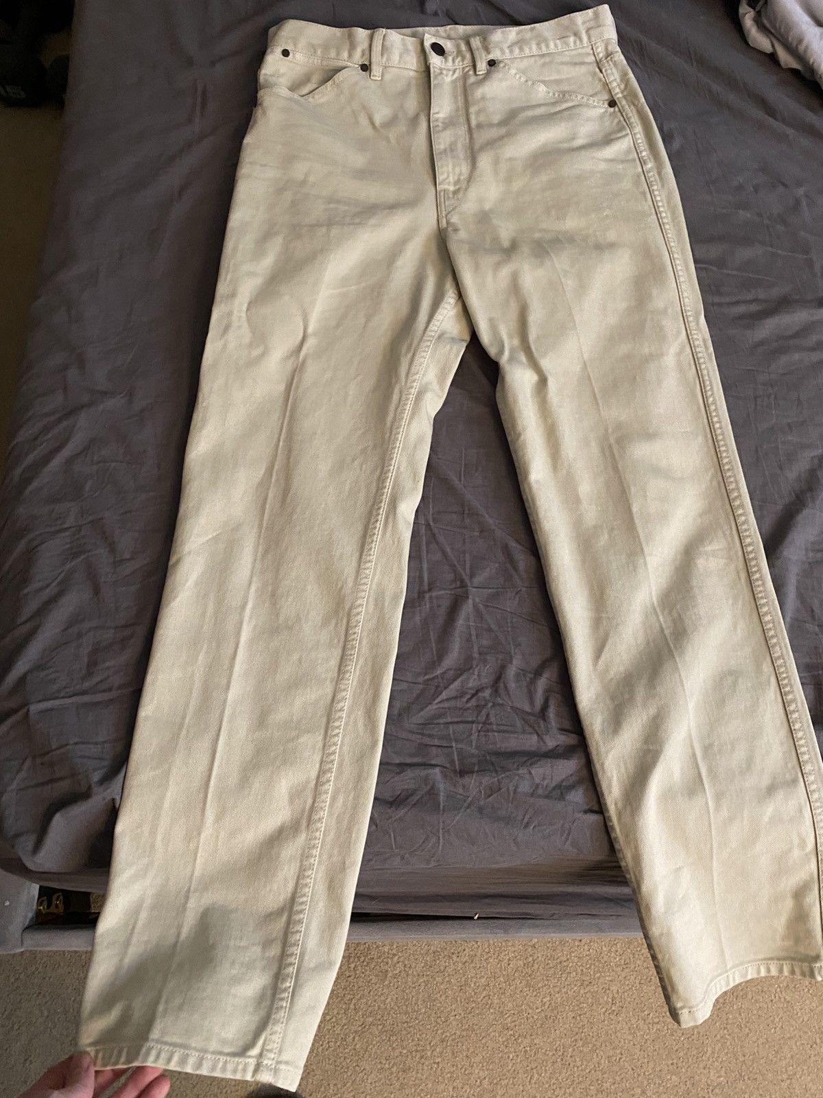 Lemaire Lemaire Pleated Slim Cotton Trousers Size US 34 / EU 50 - 1 Thumbnail