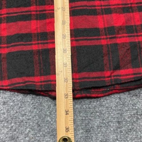CO BTC Bay Trading Co Shirt Mens XL Red Black Plaid Flannel Button-Down Pocket Size US XL / EU 56 / 4 - 7 Thumbnail