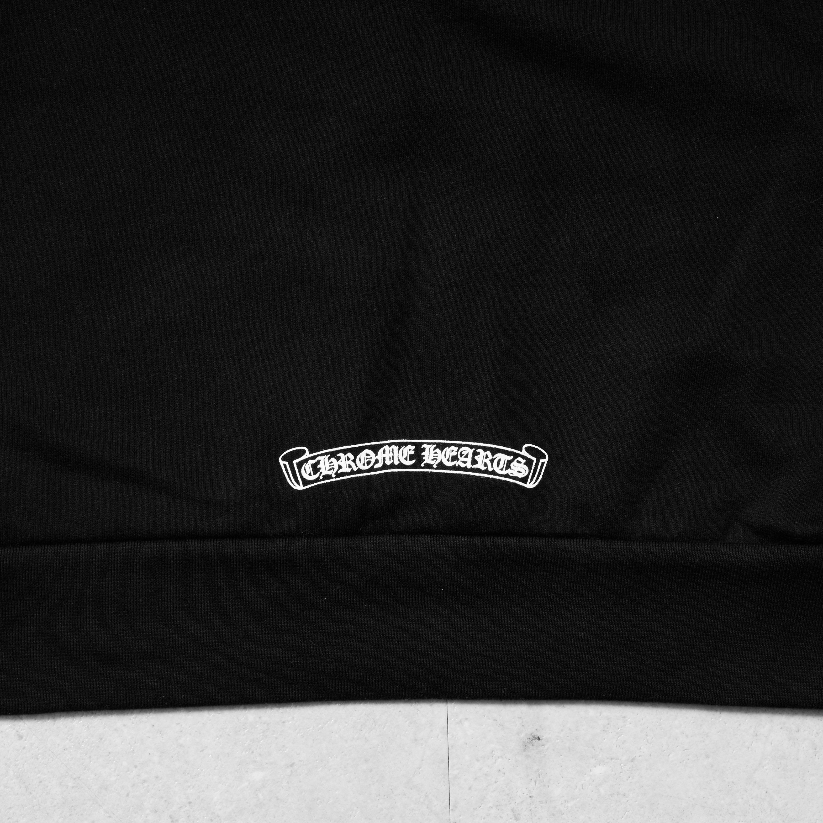 Chrome Hearts CHROME HEARTS USA Script Logo Black Pullover Hoodie Size US XXL / EU 58 / 5 - 8 Thumbnail