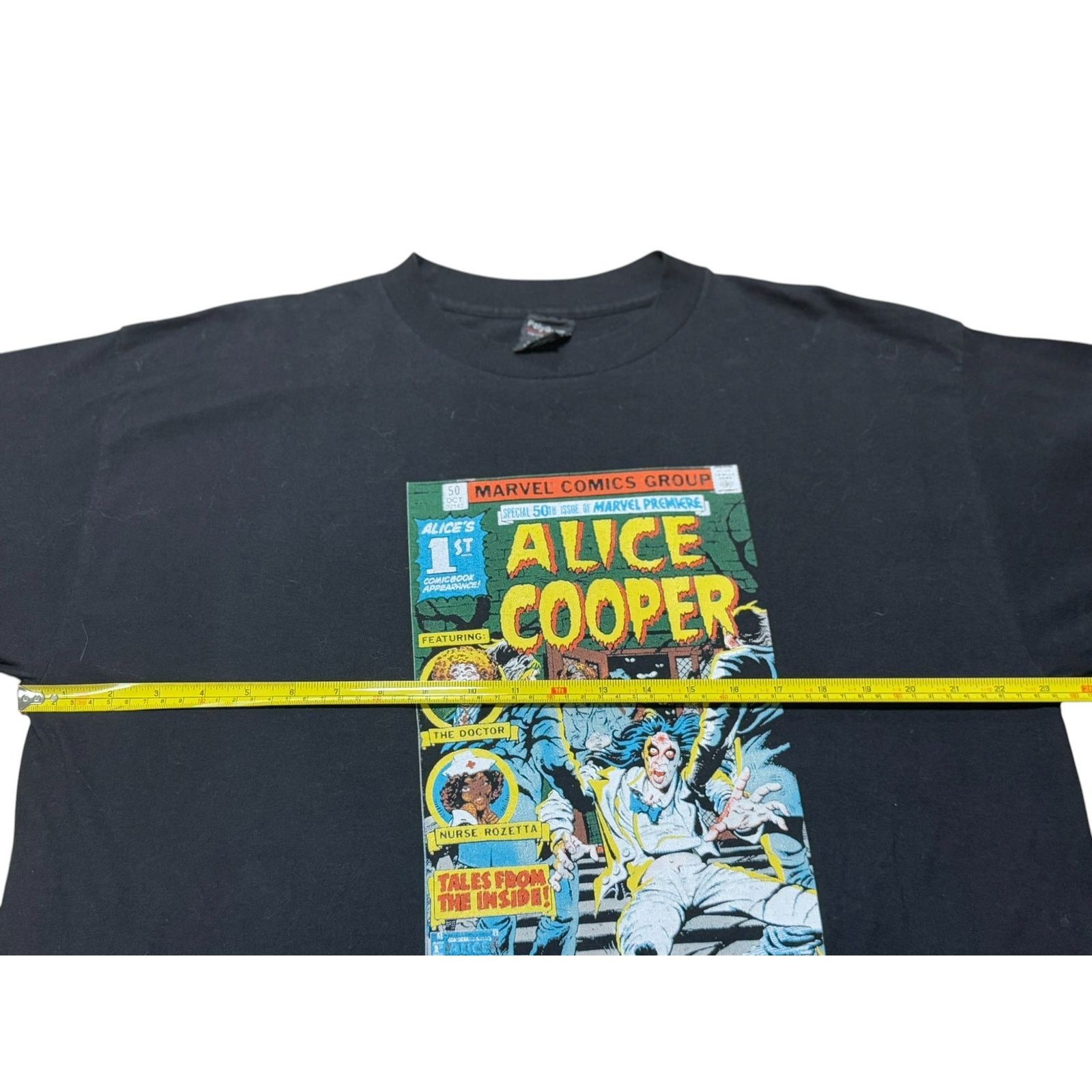 Marvel Comics Vintage 1997 Alice Cooper Marvel Comics T-Shirt XL 90s Rock Size US XL / EU 56 / 4 - 6 Thumbnail
