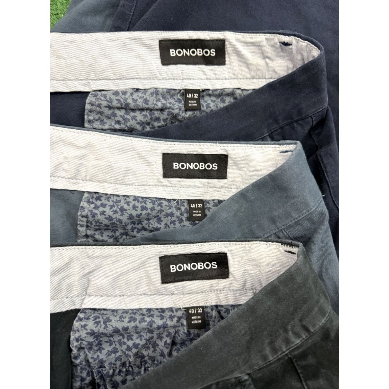 Bonobos Bonobos Lot 3 Washed Chino Pants Athletic Sim Taper Size 40 x 32 Mens Regular Size US 40 / EU 56 - 3 Thumbnail
