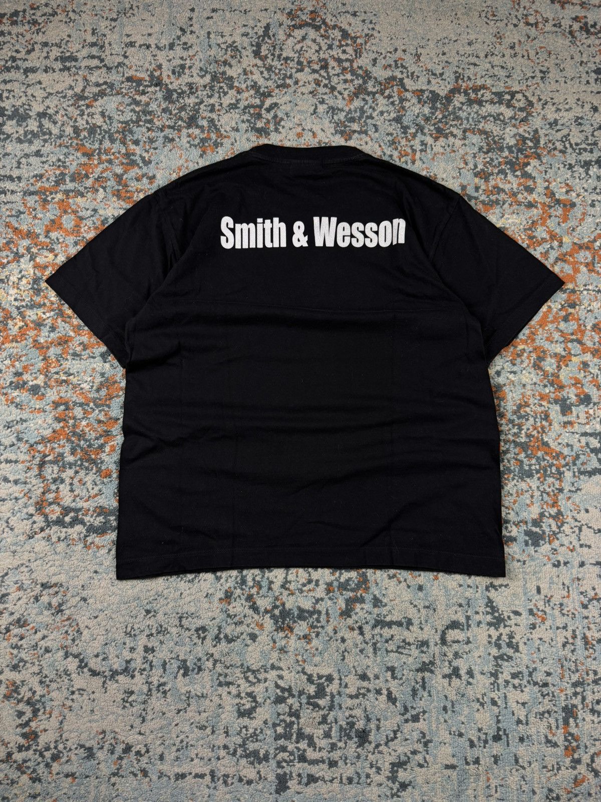 Vintage Vintage 90s Smith & Wesson SW1911PD gun promo graphic tee Size US L / EU 52-54 / 3 - 2 Thumbnail