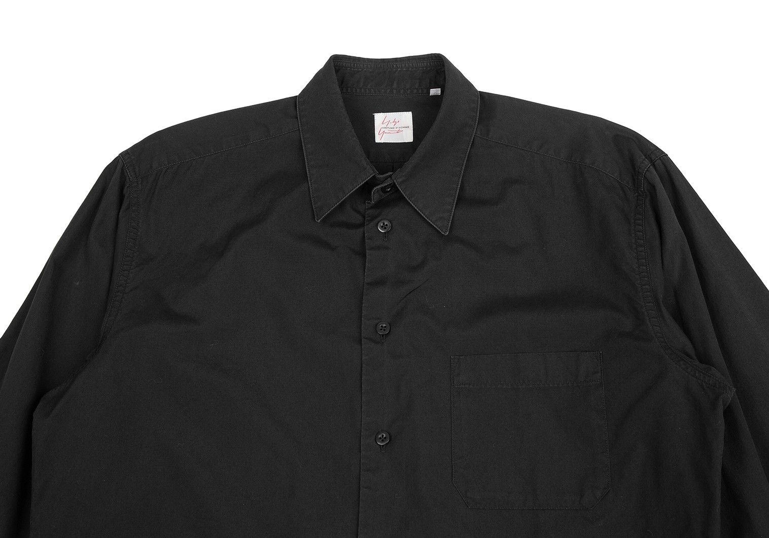 Yohji Yamamoto COSTUME D' HOMME Cotton Broad Basic Shirt