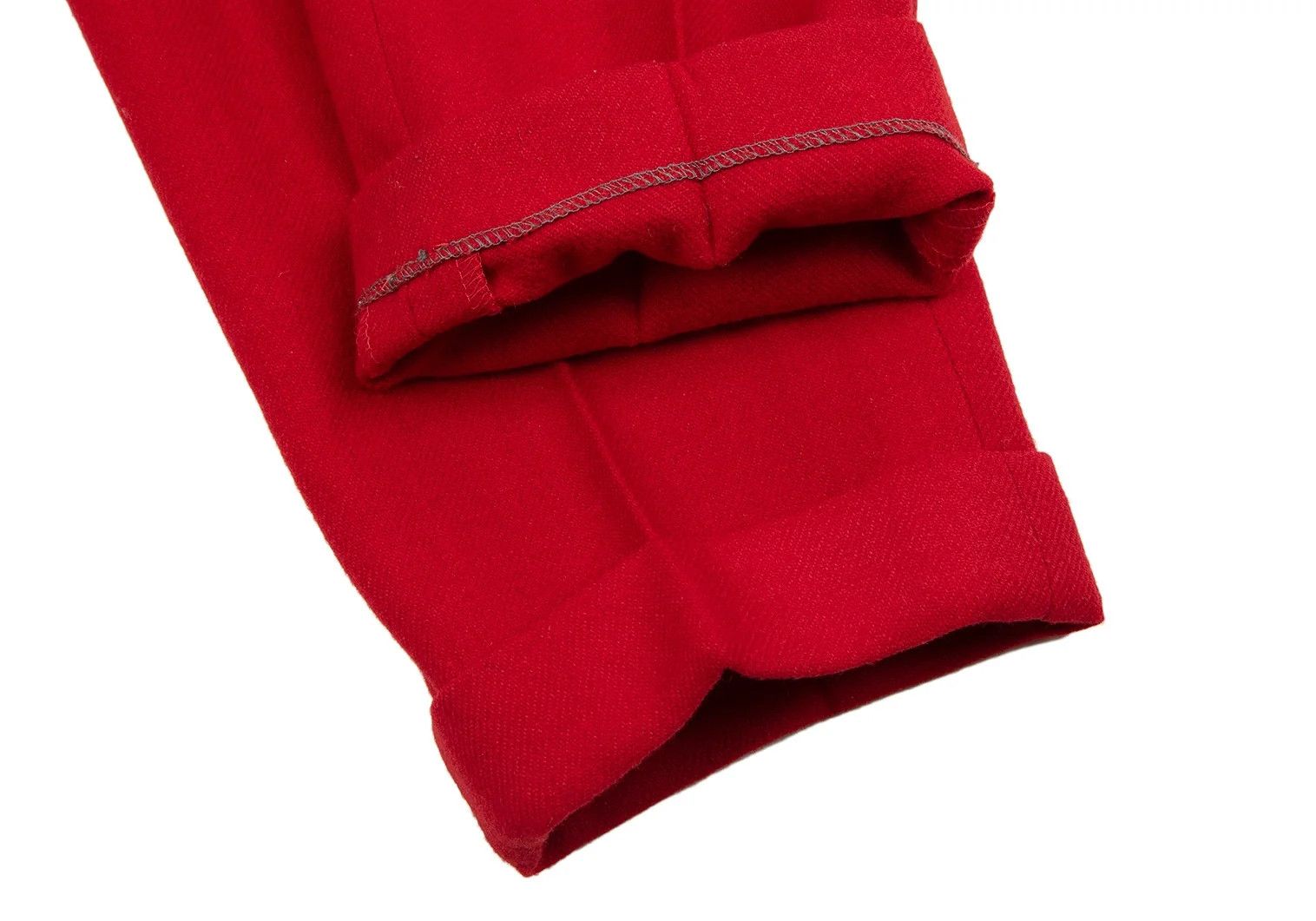 Yohji Yamamoto Yohji Yamamoto Wool Nylon Suspender Pants Red S Size US 36 / EU 52 - 7 Thumbnail