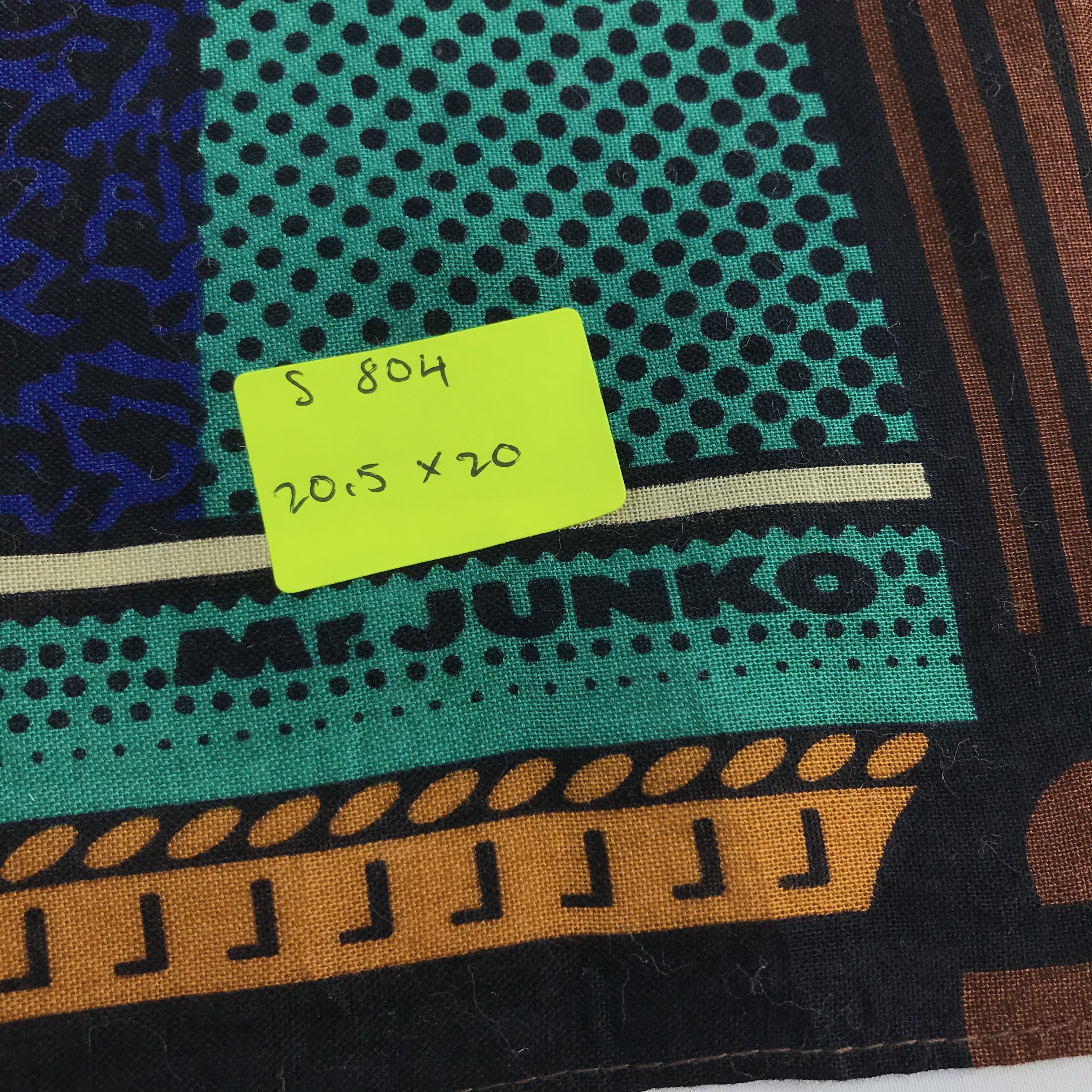 Mr. Junko × Vintage Mr. Junko Bandana / Handkerchief / Neckerchief - S804 Size ONE SIZE - 5 Thumbnail