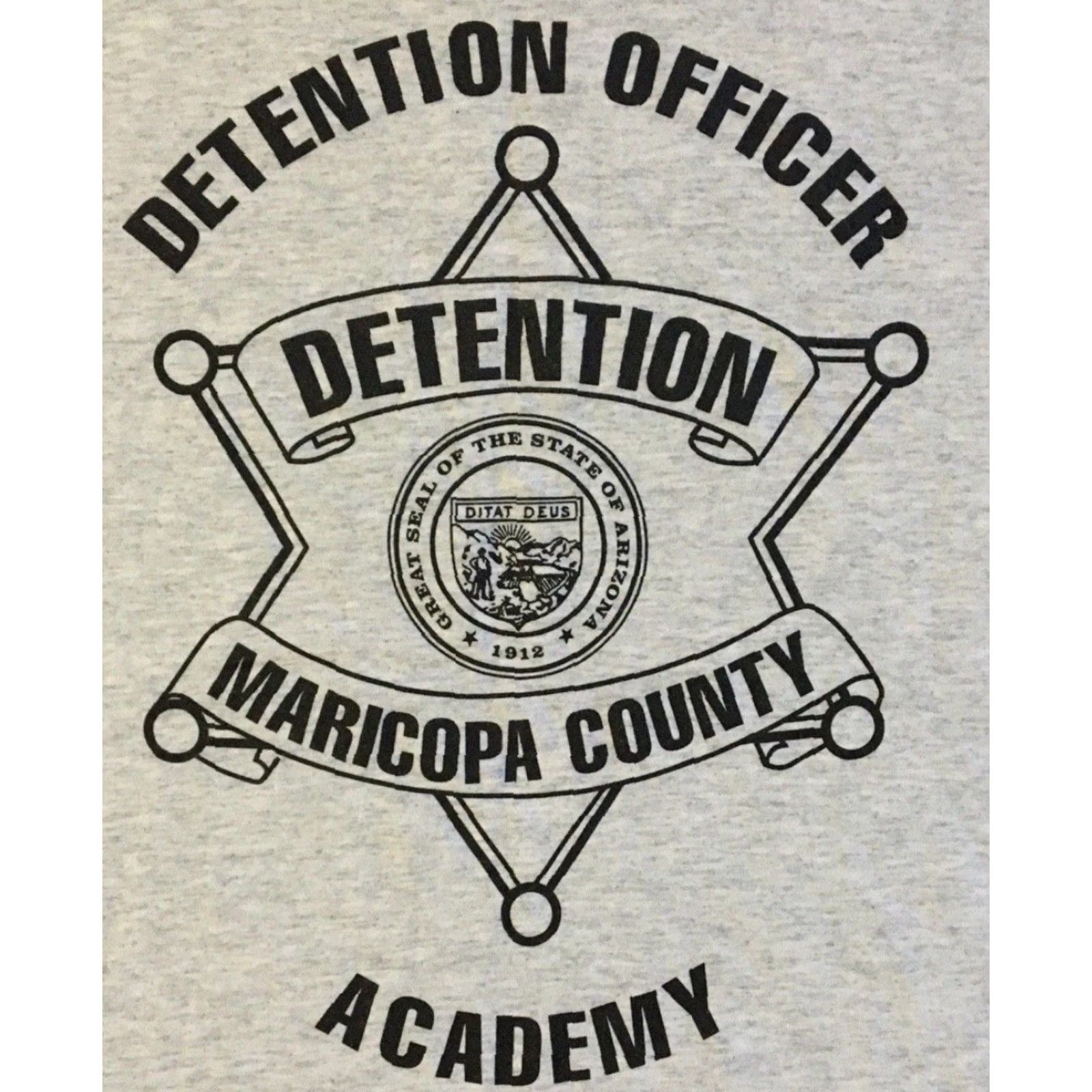Vintage VINTAGE Maricopa County Detention Officer Academy Faded T-Shirt XXL Gray 90s Police College Shirt Mens Vintage 90s Size US XXL / EU 58 / 5 - 3 Thumbnail