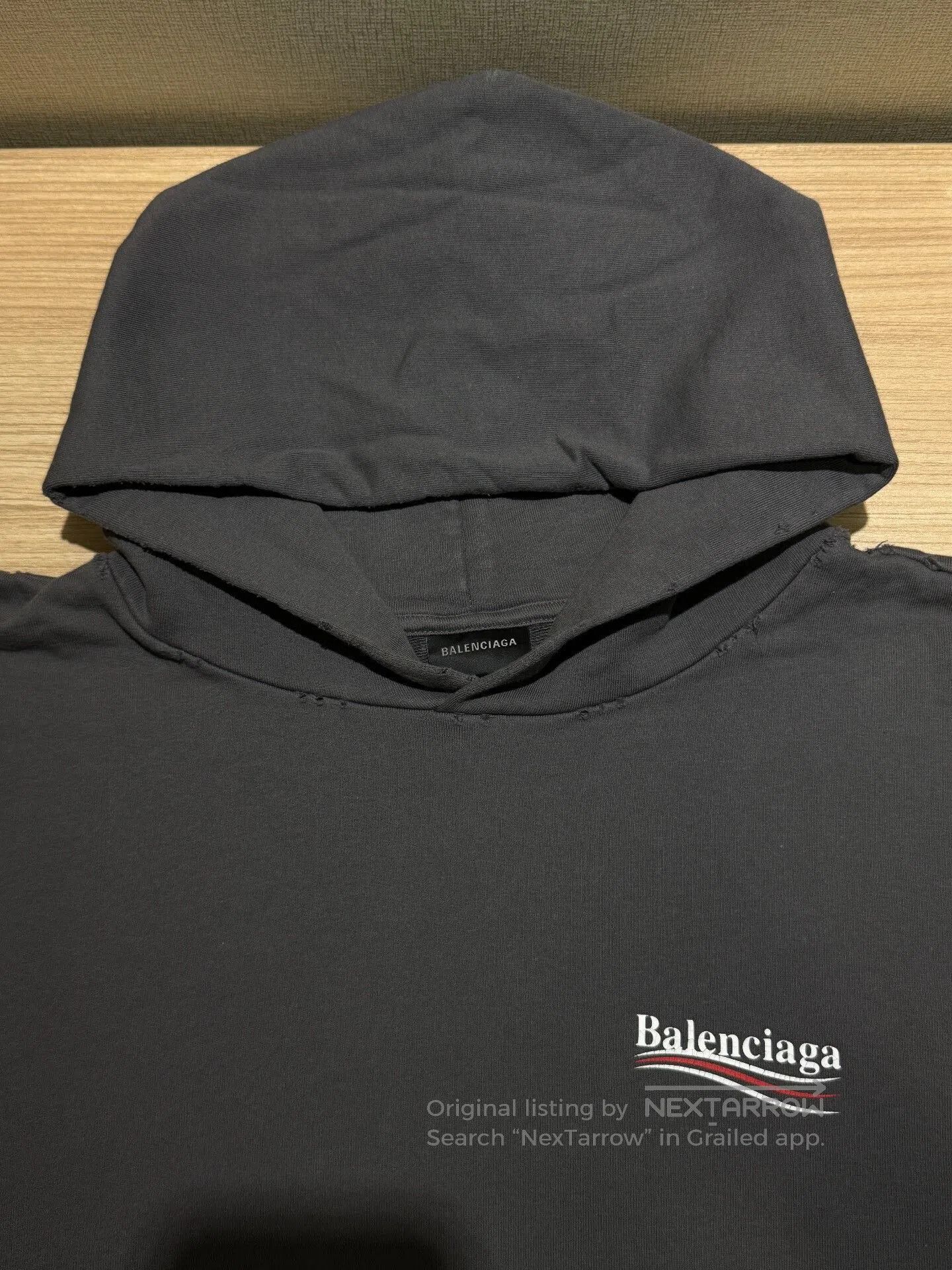 Balenciaga Balenciaga FW22 Distressed Coke Hoodie. Size US XS / EU 42 / 0 - 3 Thumbnail