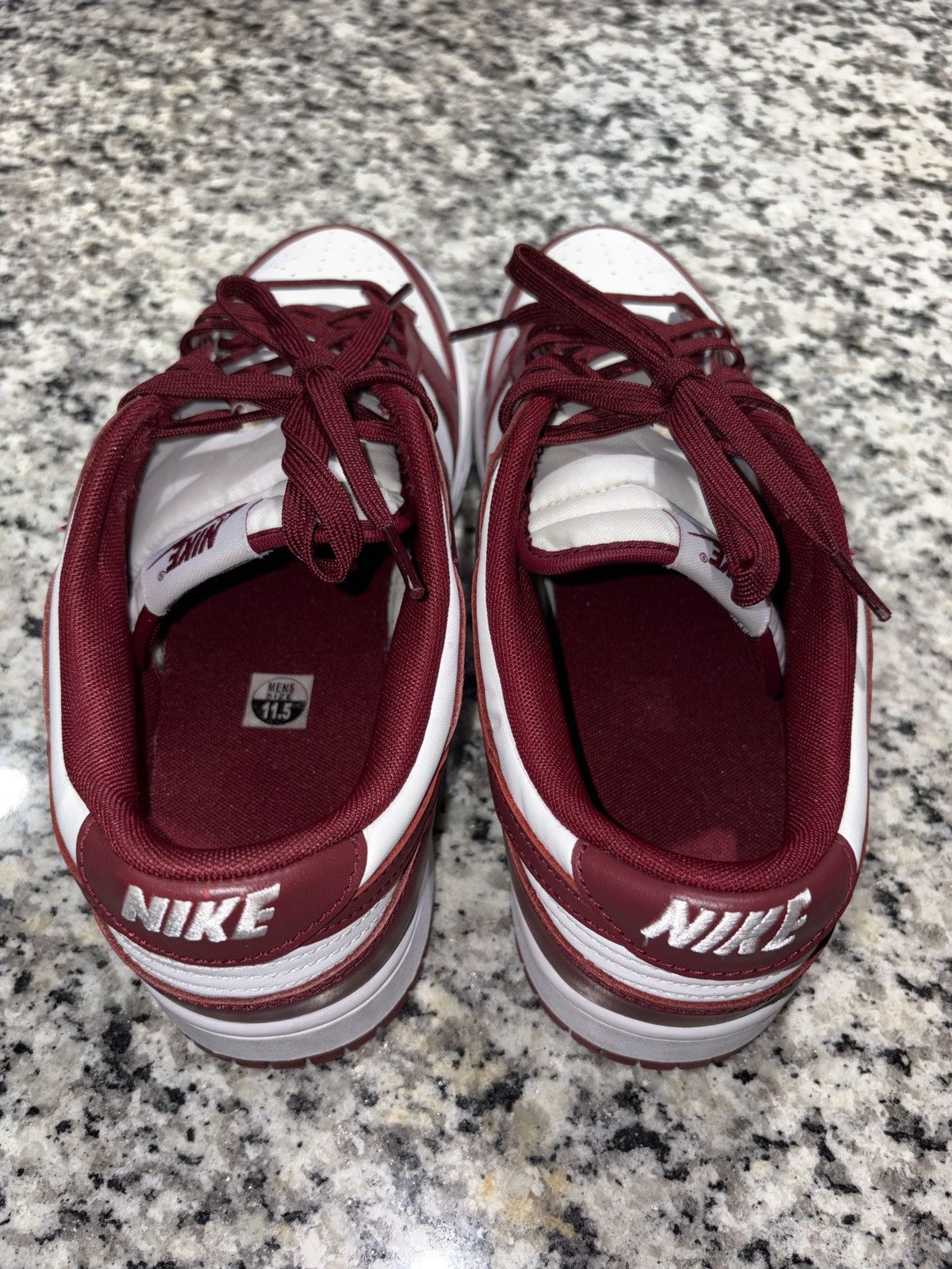 Nike Nike Dunk Low Team Red Size US 11.5 / EU 44-45 - 2 Thumbnail