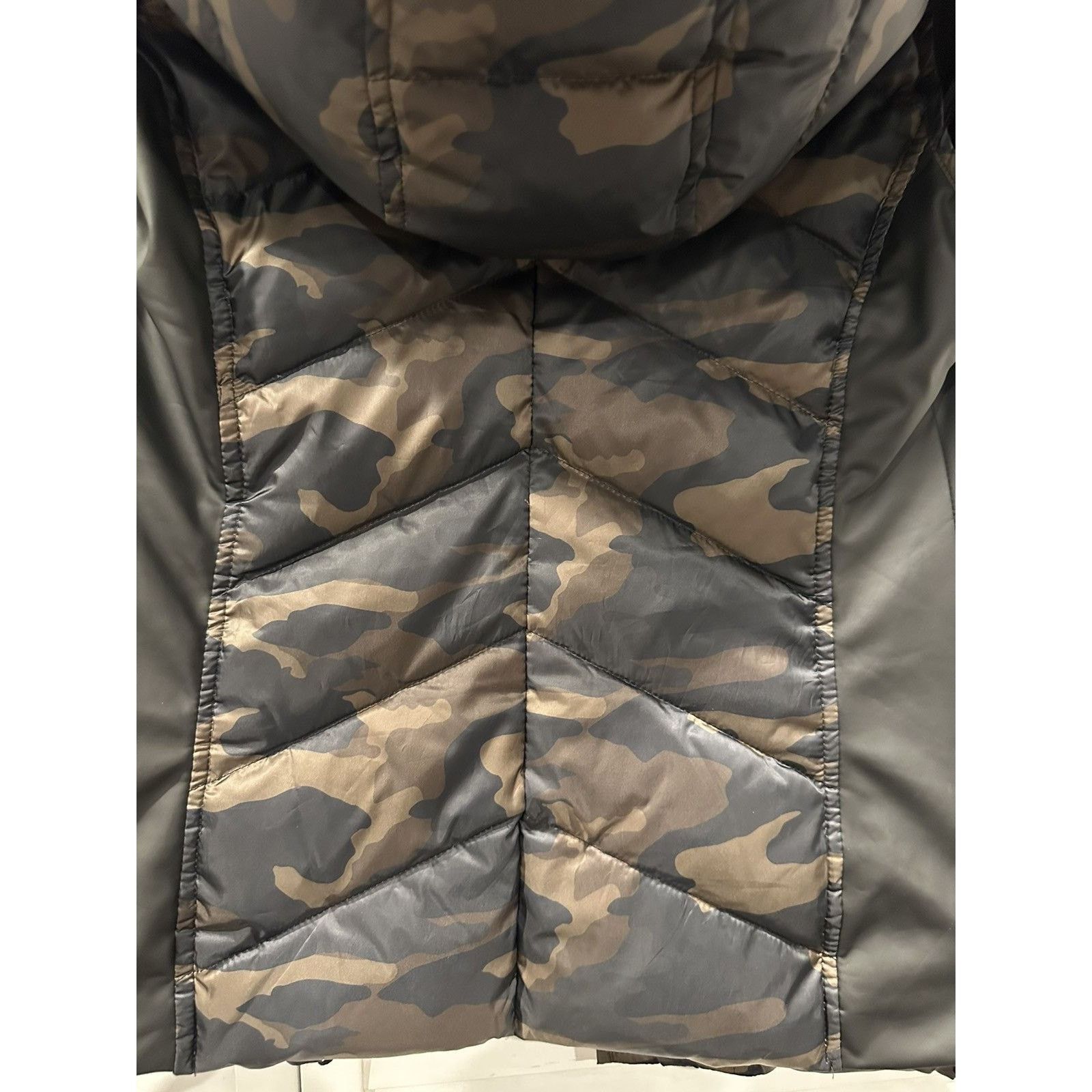 Blanc Noir Blanc Noir Camo Asymmetric-Zip Hooded Moto Vest Size S / US 4 / IT 40 - 9 Thumbnail