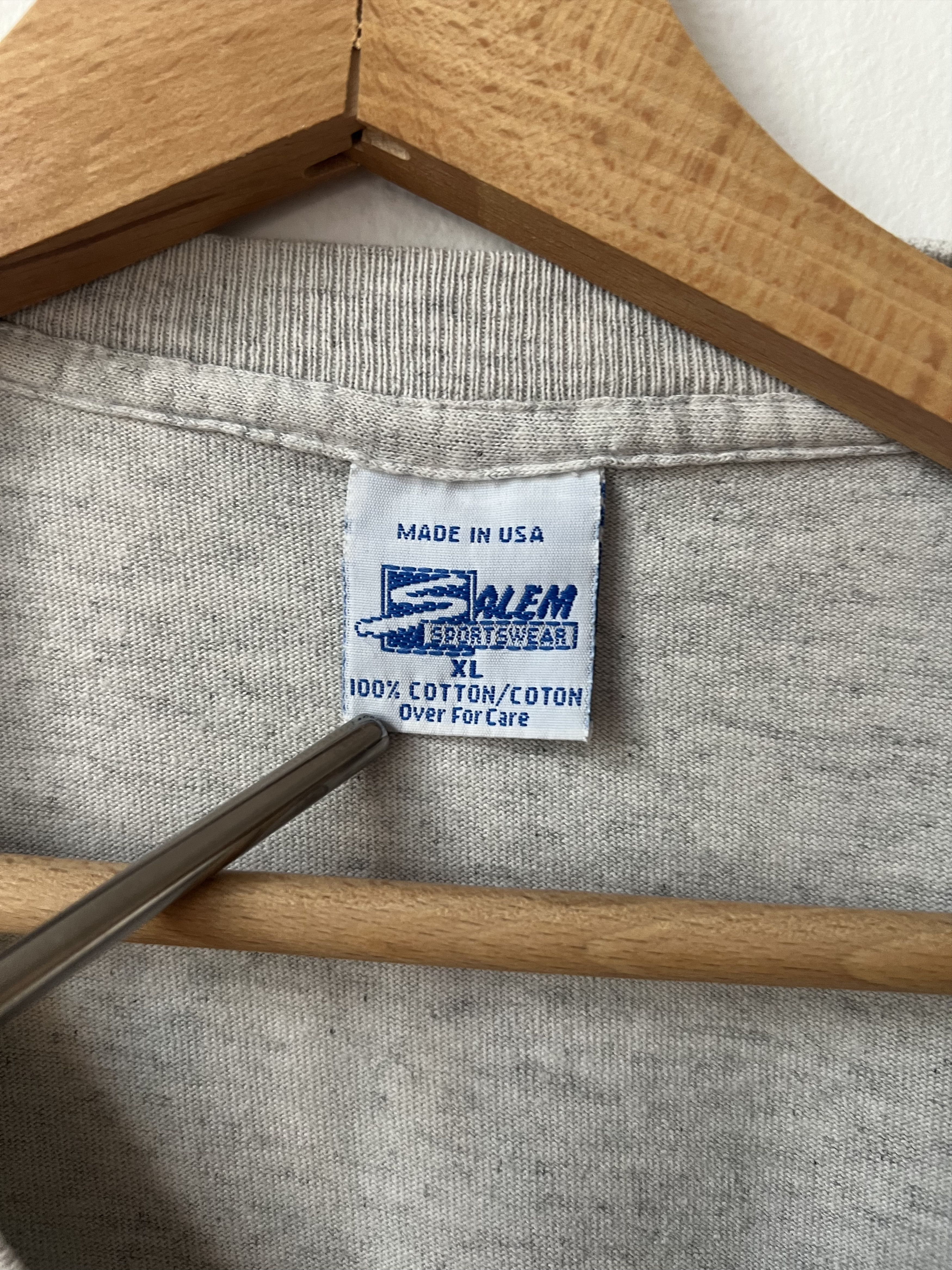 Salem Sportswear Vintage 1991 Salem Sportswear Scottie Pippen Bulls Era Size US XL / EU 56 / 4 - 2 Thumbnail