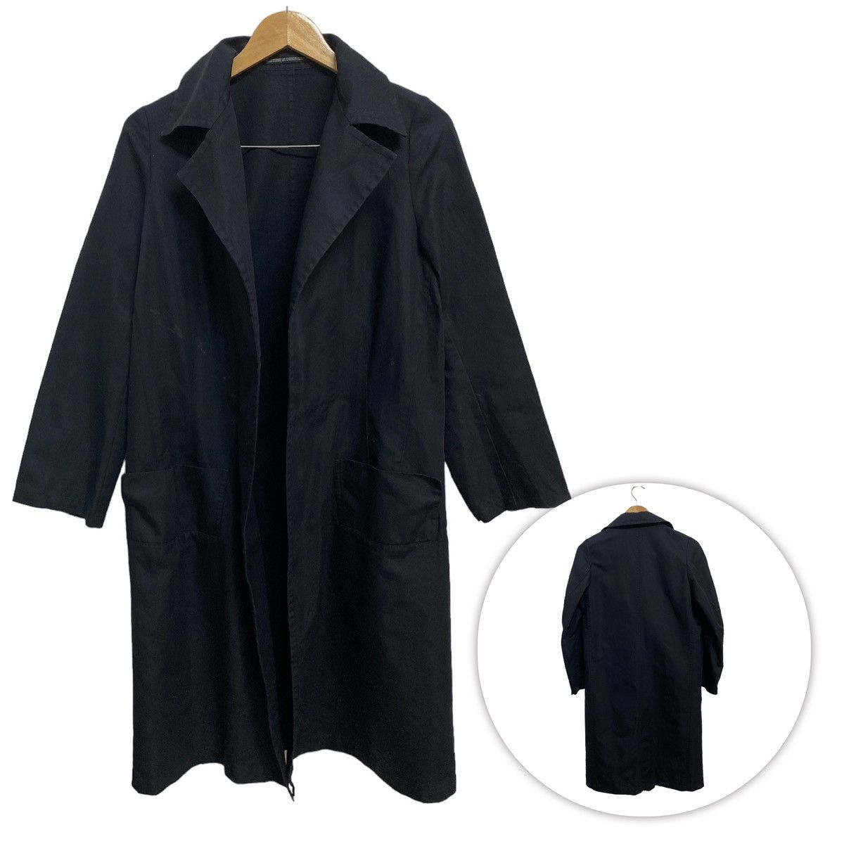 Yohji Yamamoto Vintage Yohji Yamamoto Y's Ramie Long Coat/ Jacket Size US M / EU 48-50 / 2 - 1 Thumbnail