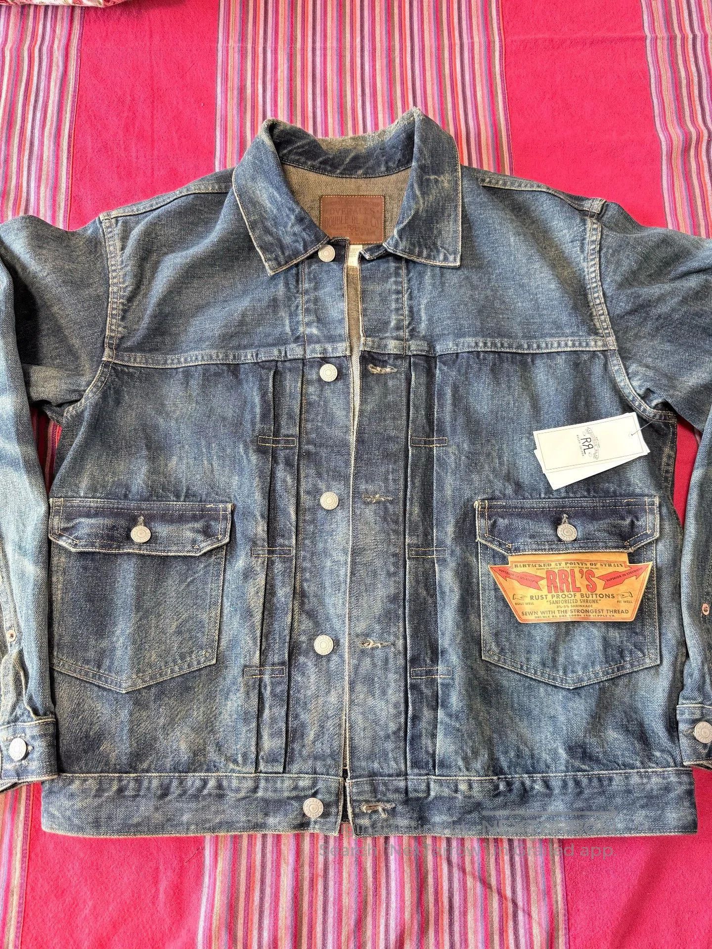 RRL Ralph Lauren RRL Westview Denim Motorcycle Jacket. Size US L / EU 52-54 / 3 - 2 Thumbnail
