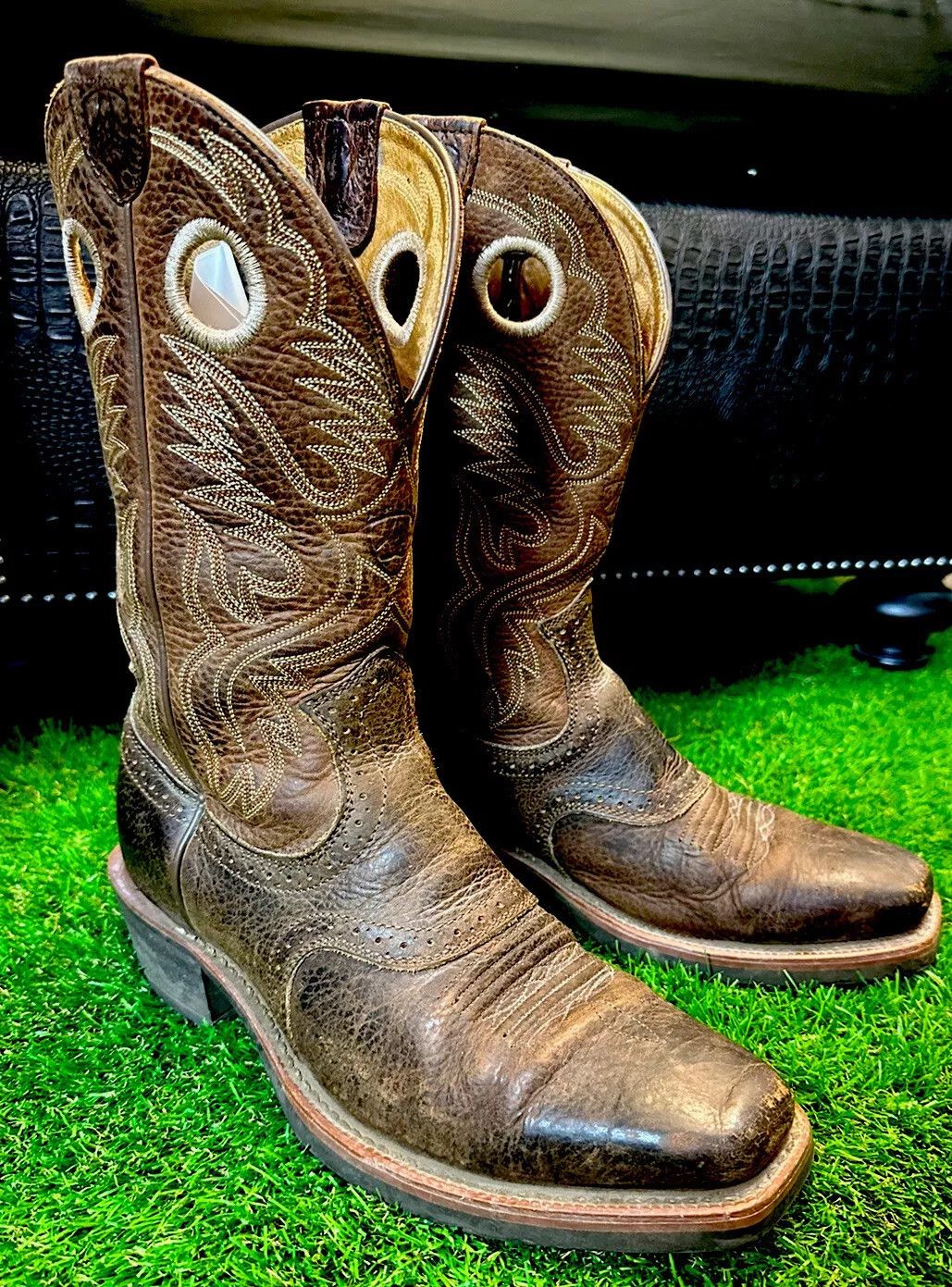 Ariat Ariat Heritage Roughstock Western Cowboy Boots Grailed