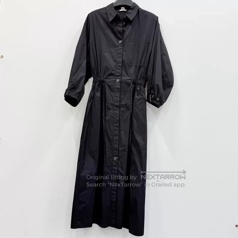 Hermes Hermes Black Drawstring Waist Shirtdress Size XS / US 0-2 / IT 36-38 - 1 Thumbnail