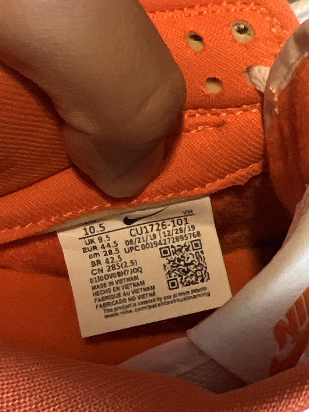 Nike Dunk Low SP “Syracuse” 2019 Size US 10.5 / EU 43-44 - 6 Thumbnail