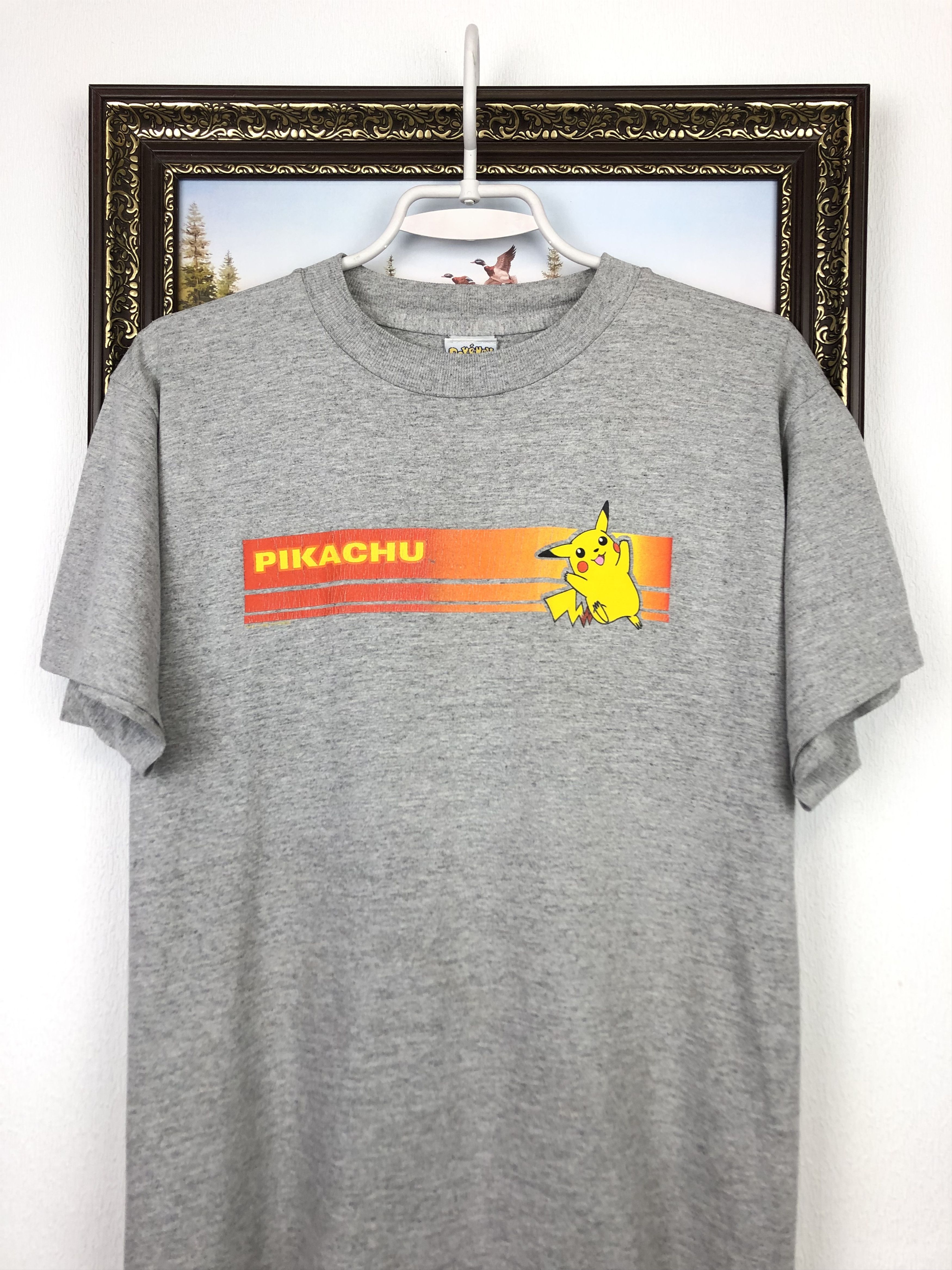 Cartoon Network Vintage Pokemon Pikachu Cartoon Shirt Over Print Rare Size US S / EU 44-46 / 1 - 2 Thumbnail