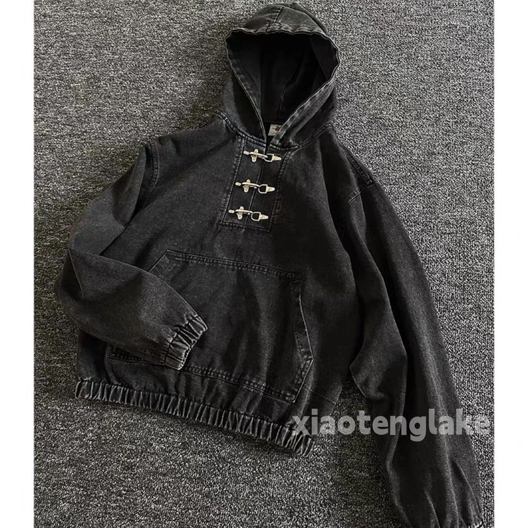 Vintage ltx washed faded denim yuppie y2k hiphop jacket Size US L / EU 52-54 / 3 - 1 Thumbnail