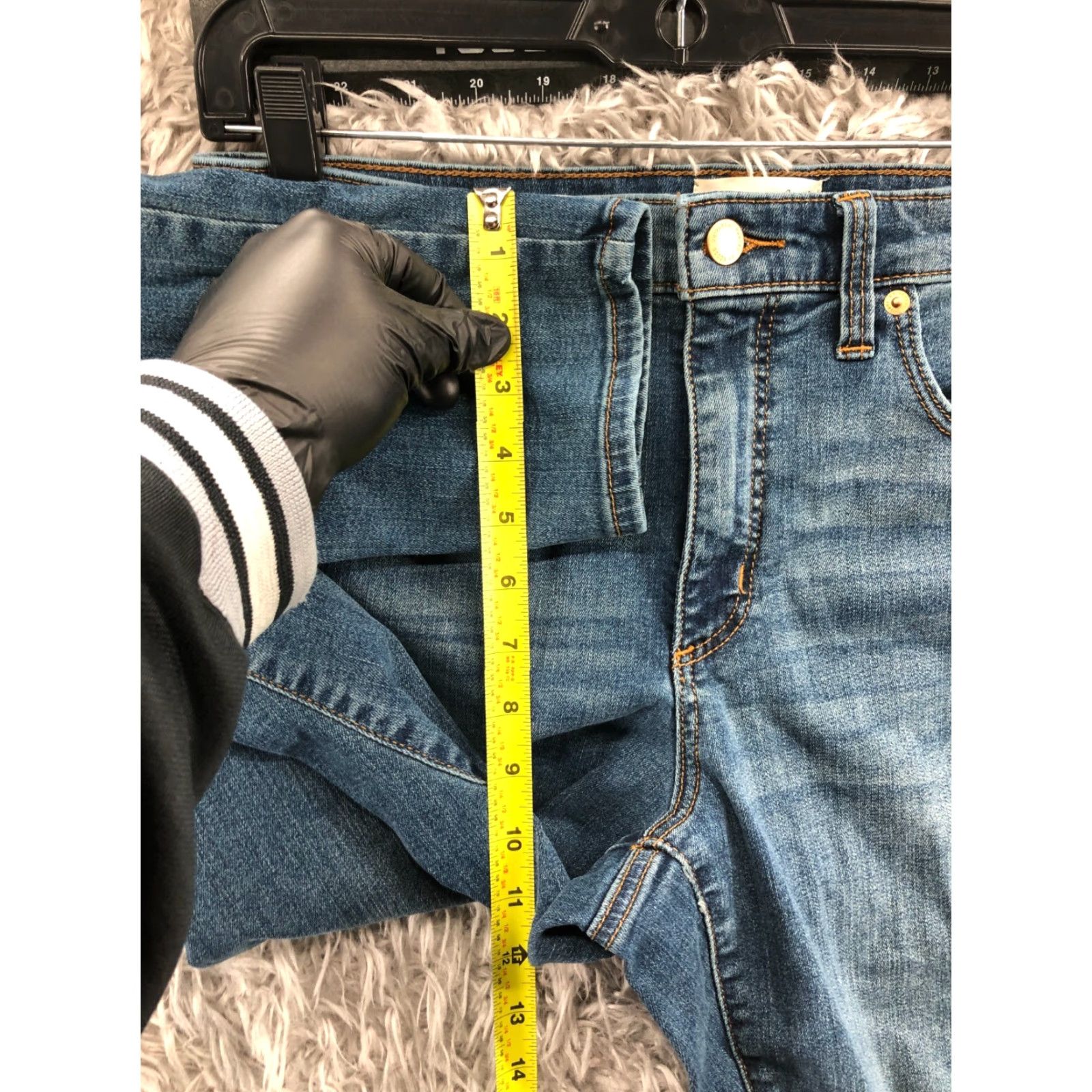 Vintage Universal Thread High Rise Skinny Jeans Womens 10 Blue Medium Wash Size 32" / US 10 / IT 46 - 4 Thumbnail