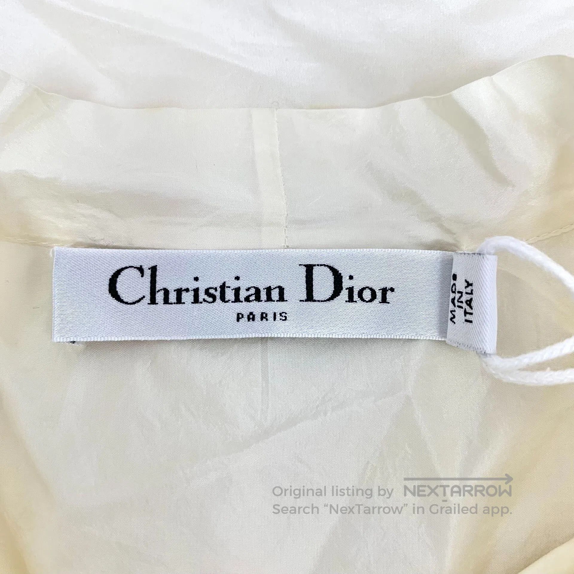 Dior Dior Silk Sleeveless Bee Embroidery Shirt. Size XXS / US 00 / IT 34 - 6 Thumbnail