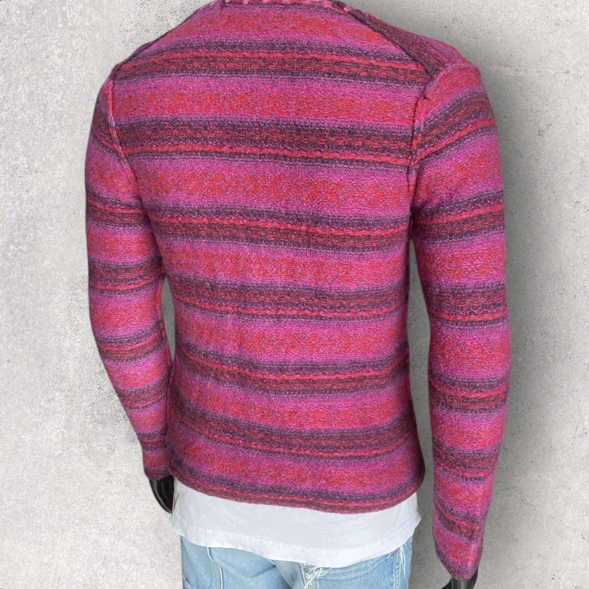 Comme des Garcons Homme Plus Vintage AW99 Pink Cardigan Size US S / EU 44-46 / 1 - 8 Thumbnail