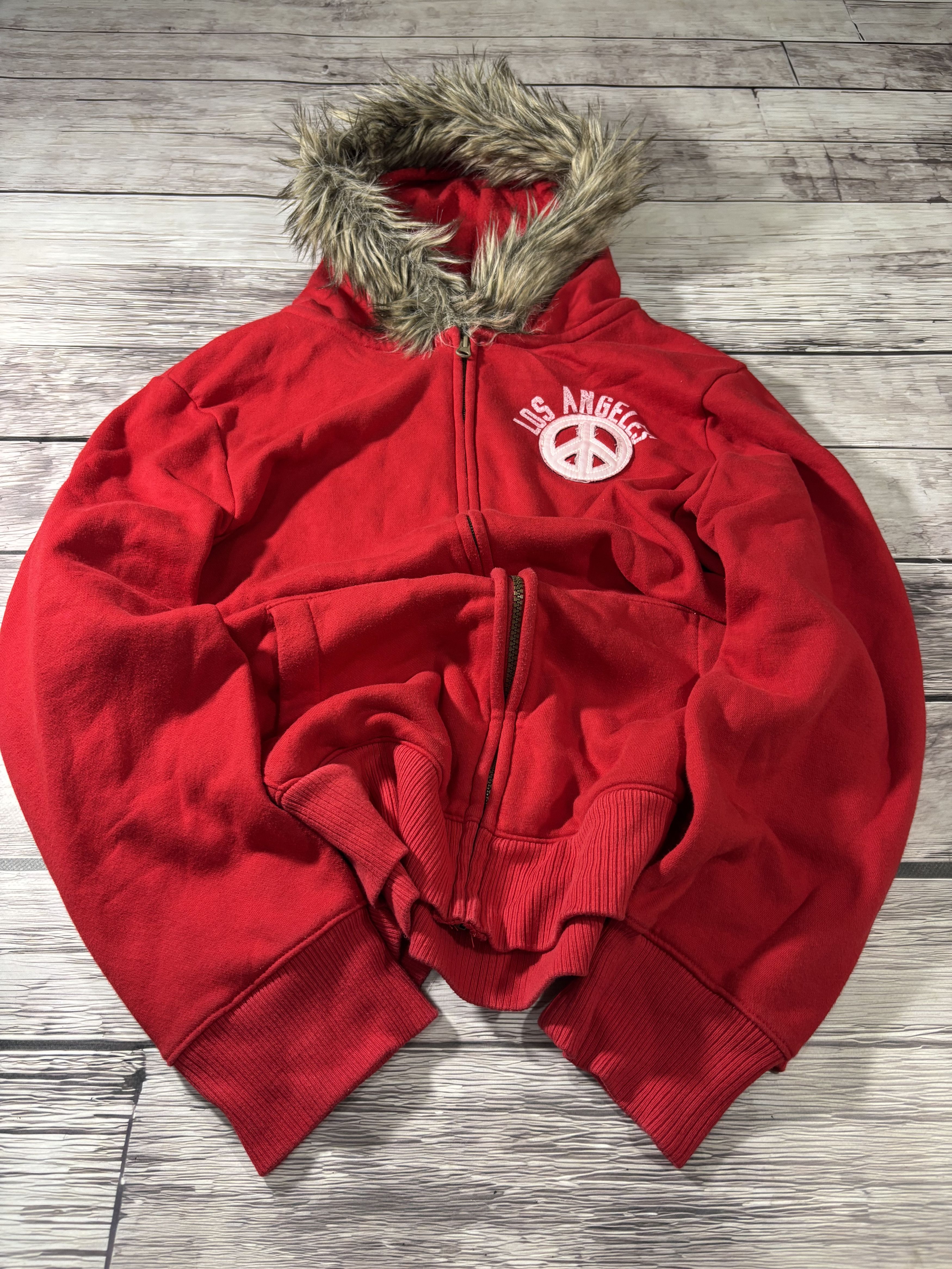 Japanese Avant Garde If Six Was Nine Y2K Nike Zip Fur Hoodie
