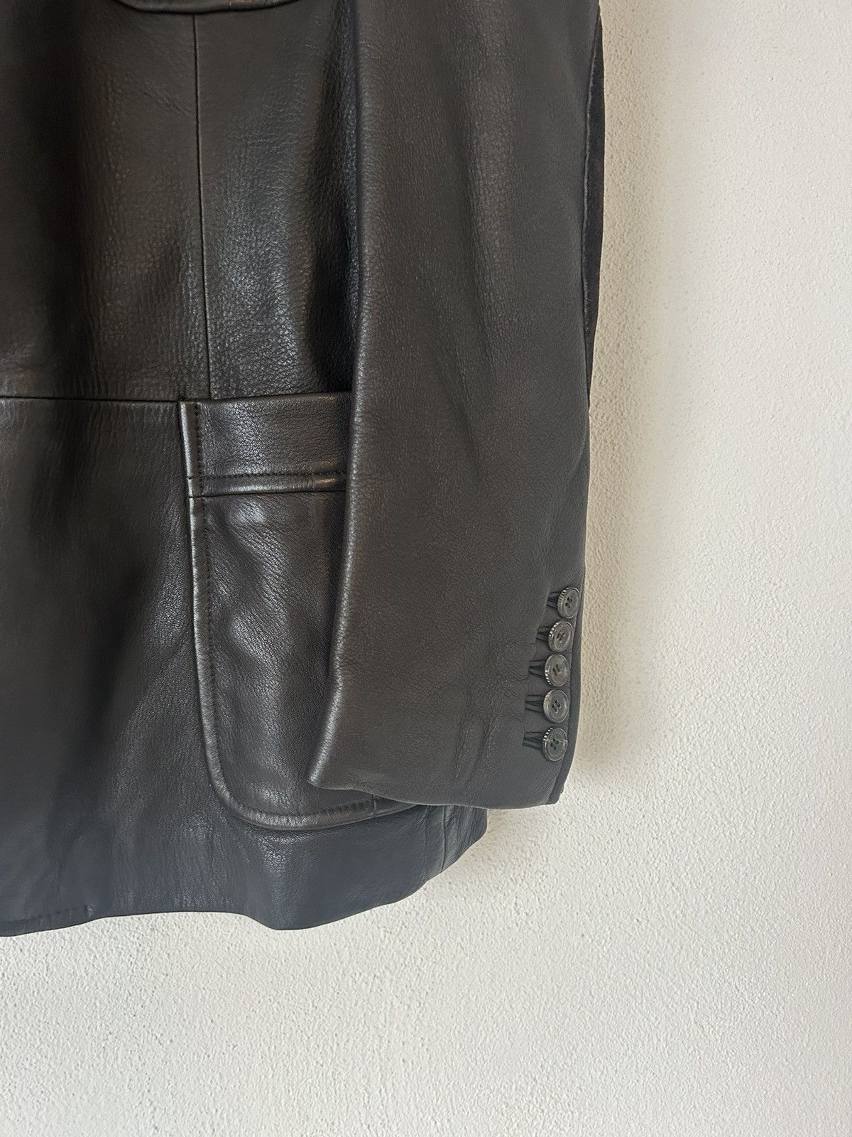 Gucci Gucci Leather Blazer - Tom Ford Era Size US M / EU 48-50 / 2 - 5 Thumbnail