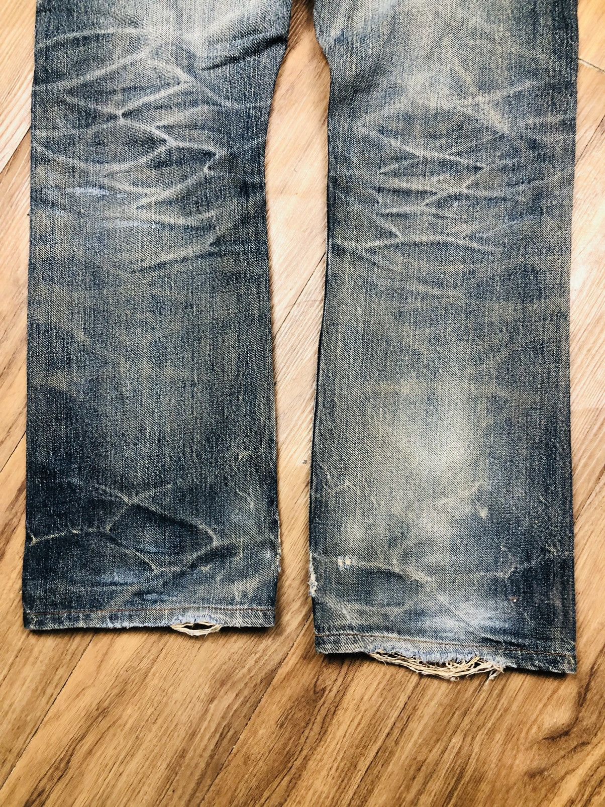 Japanese Brand Denim Craft Distressed Jeans (33) Size US 33 - 14 Thumbnail