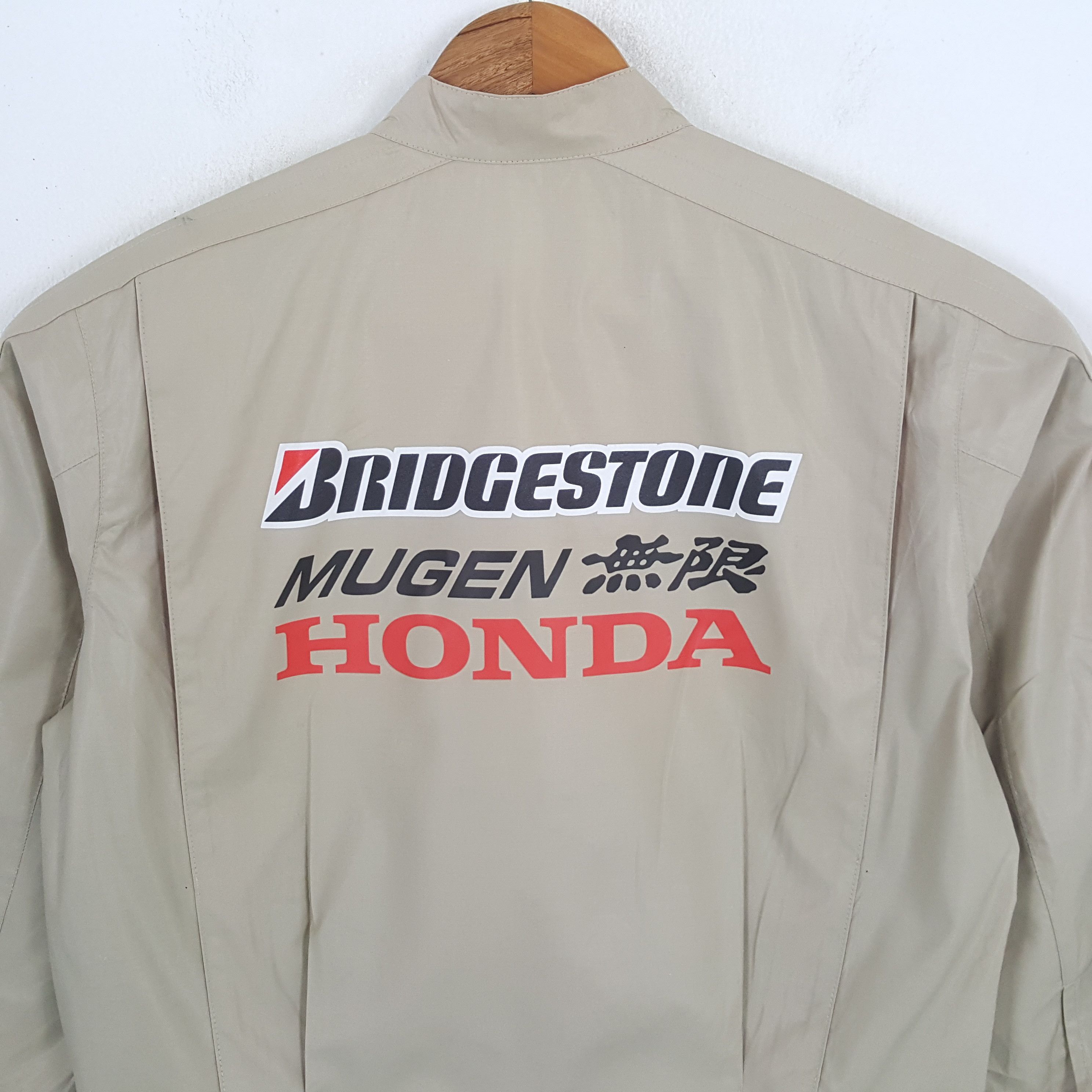 Honda × Vintage Vintage BRIDGESTONE MUGEN HONDA Japanese Racing Jacket Size US M / EU 48-50 / 2 - 2 Thumbnail