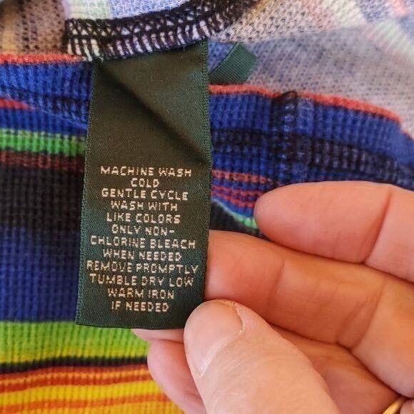 Lauren Ralph Lauren Lauren Active Ralph Lauren L-RL 1/4 Zip Long Slv Kaleidoscop Size XL / US 12-14 / IT 48-50 - 10 Thumbnail