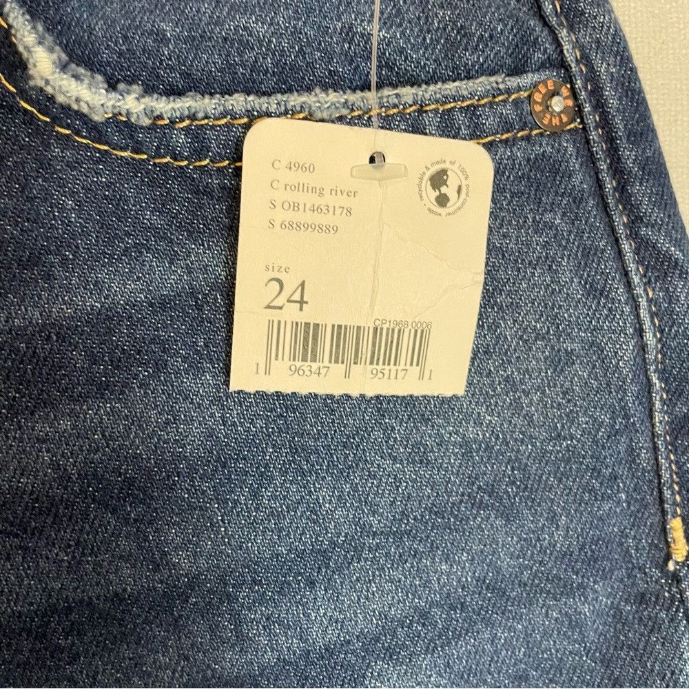 Free People NWT New Free People Maggie Mid Rise Straight Jeans Size 24 Size 24" / US 00 / IT 34 - 5 Thumbnail