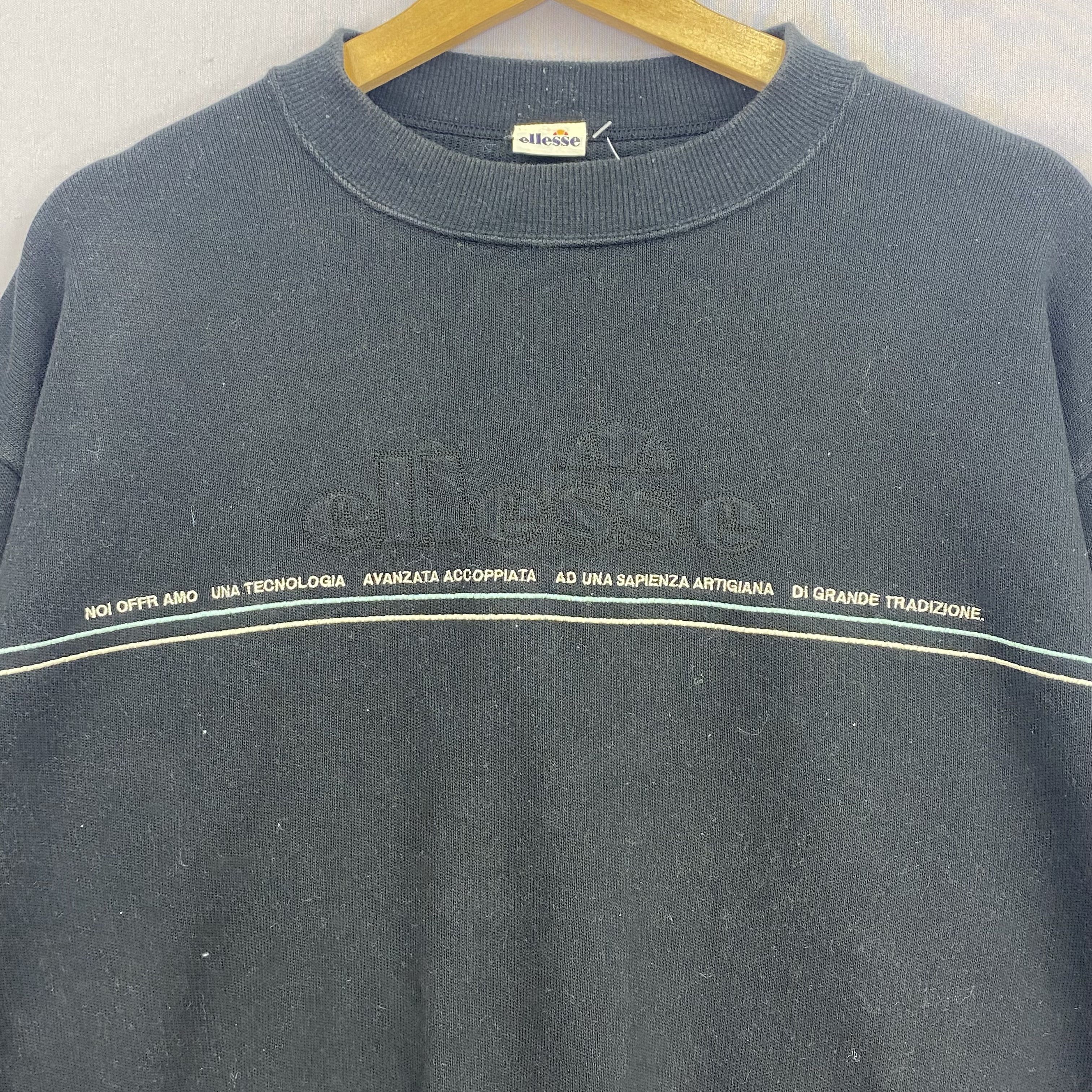 Ellesse Vintage Ellesse Sweater 90s Style Sweatshirt Jumper Size US M / EU 48-50 / 2 - 3 Thumbnail