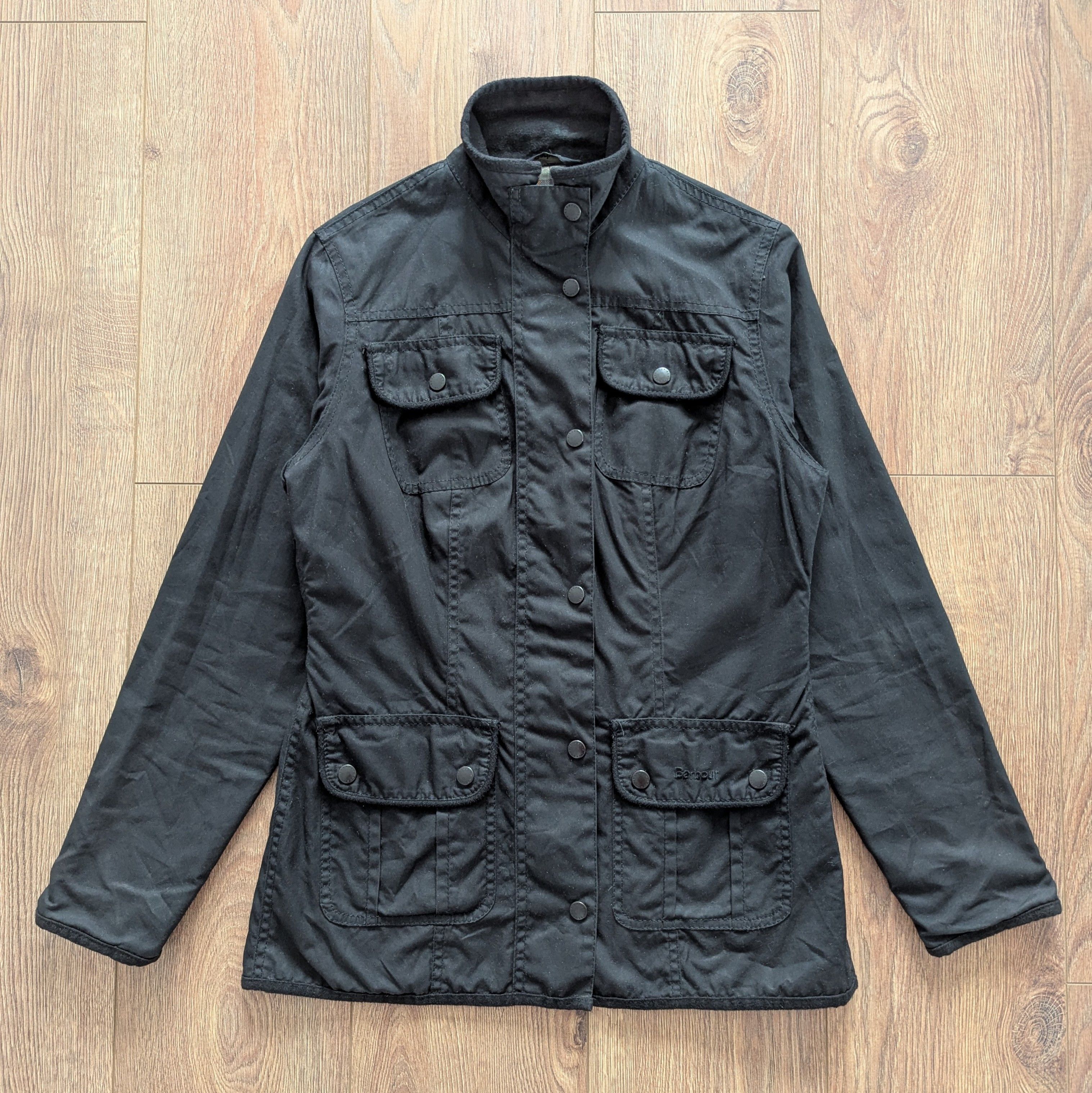 Barbour Barbour Ladies Utility Wax Jacket British Style Waxed Cotton Size S / US 4 / IT 40 - 1 Thumbnail