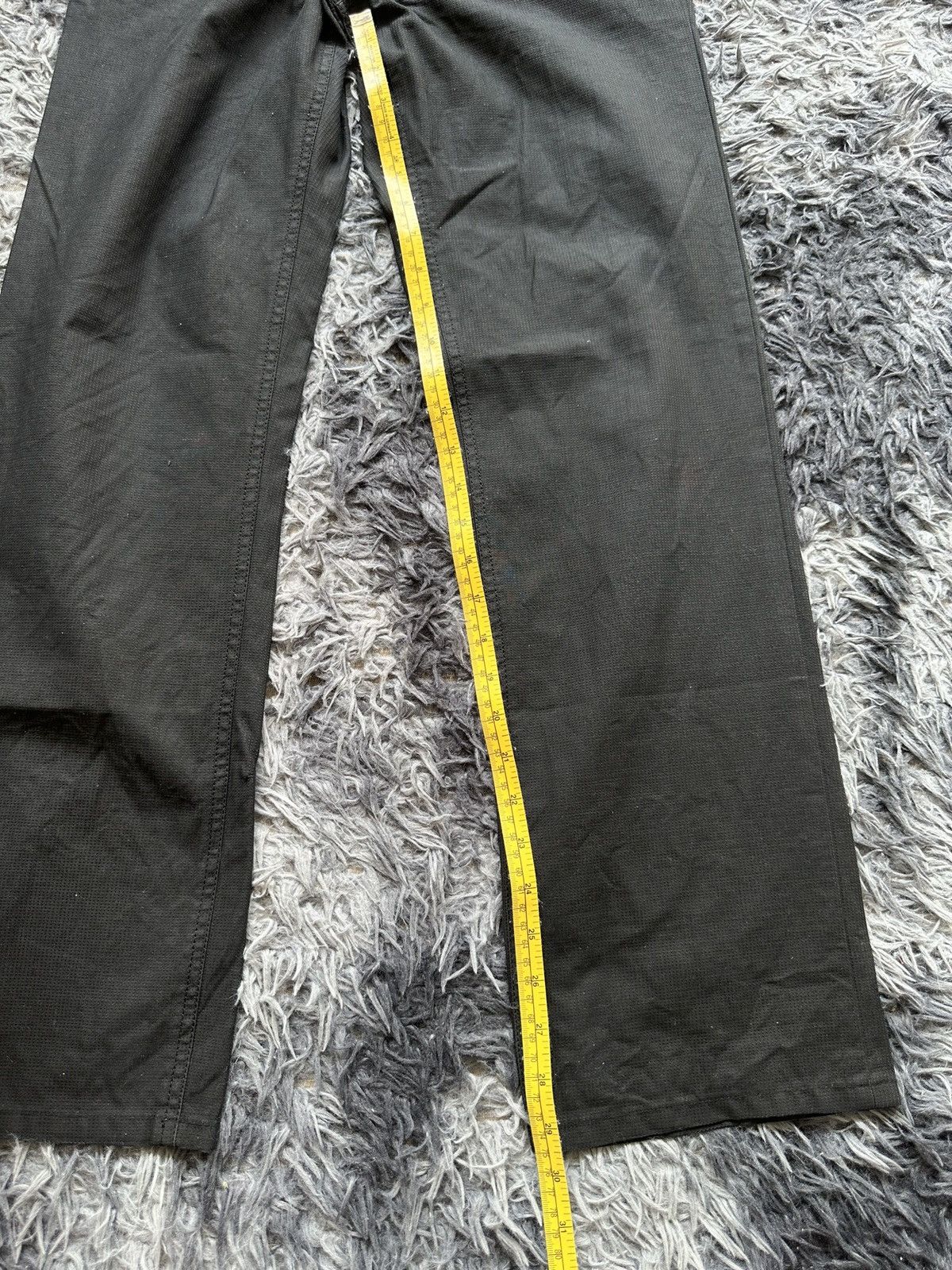 5351 POUR LES HOMMES 90’s 5351 black avantgarde microcord waxed jeans Size US 30 / EU 46 - 14 Thumbnail