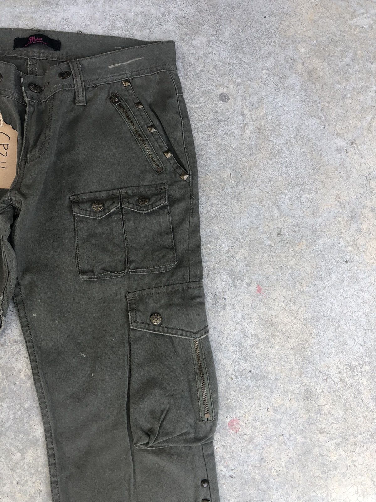 Japanese Brand Japanese Midas Flared Pants Cargo Pants Bondage Size US 32 / EU 48 - 5 Thumbnail