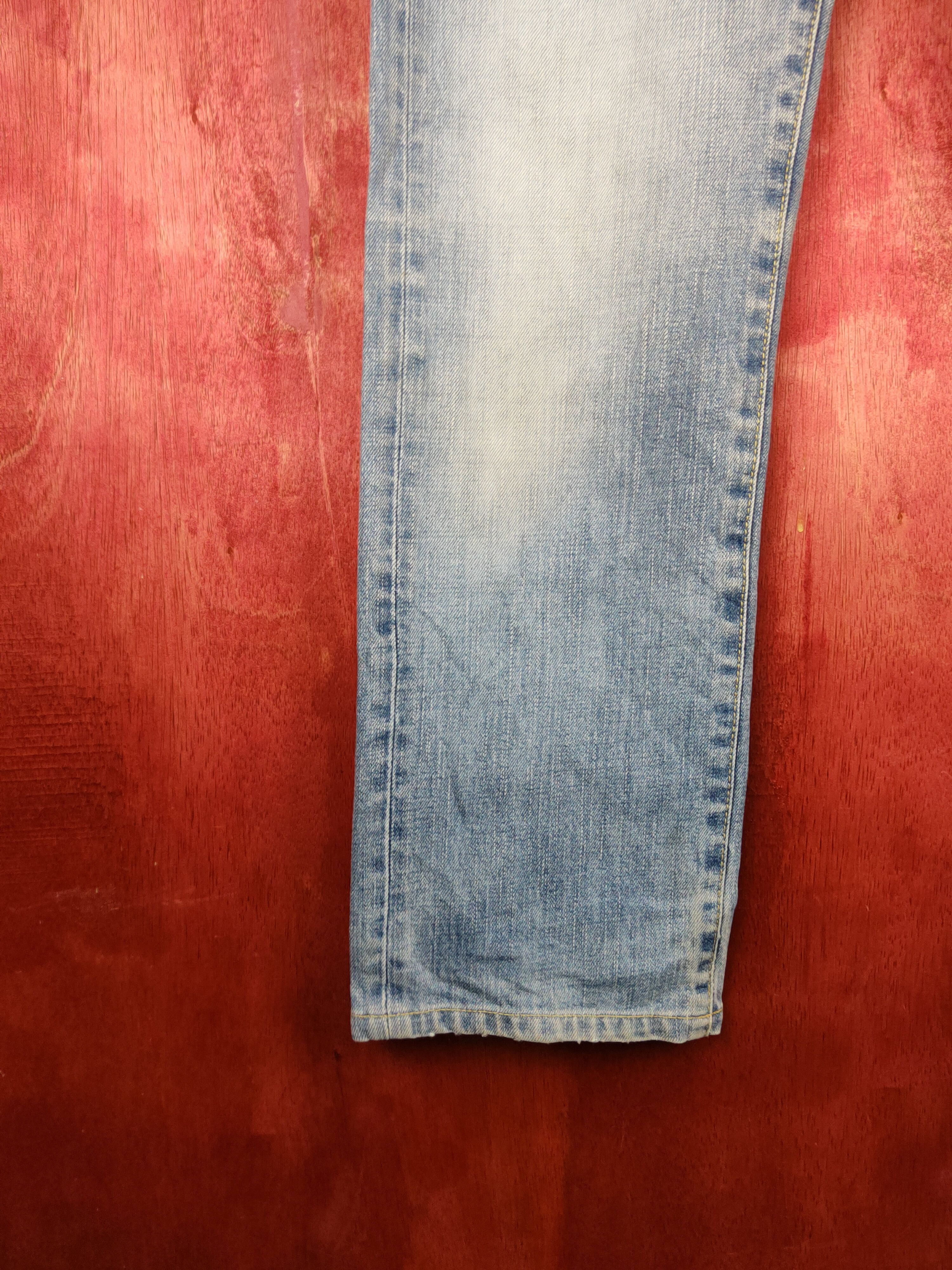 Japanese Brand Uniqlo vintage Blue Faded jeans Denim pants #S1581 Size US 30 / EU 46 - 4 Thumbnail