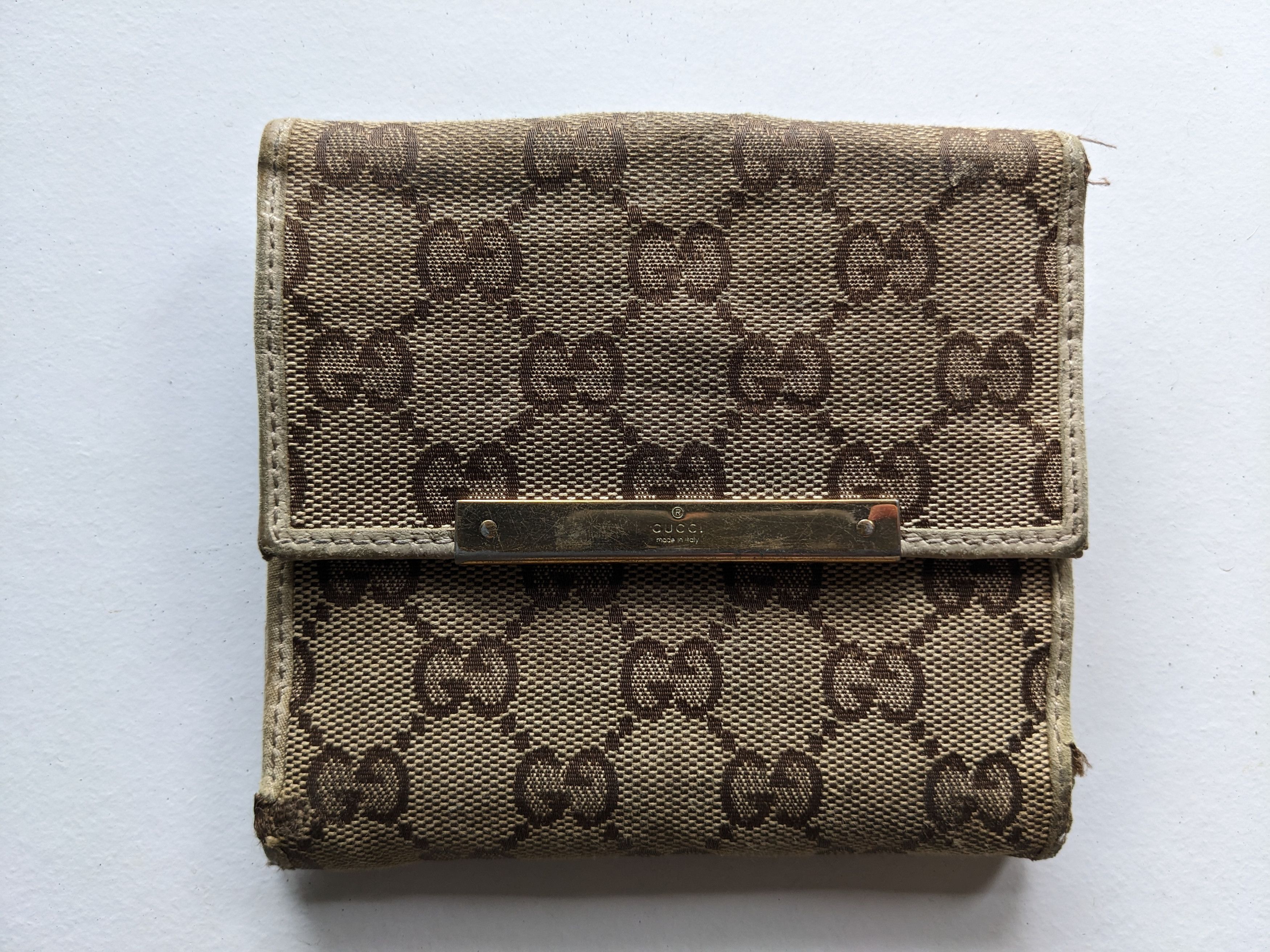 Gucci × Vintage Vintage Gucci small wallet monogram Size ONE SIZE - 1 Thumbnail