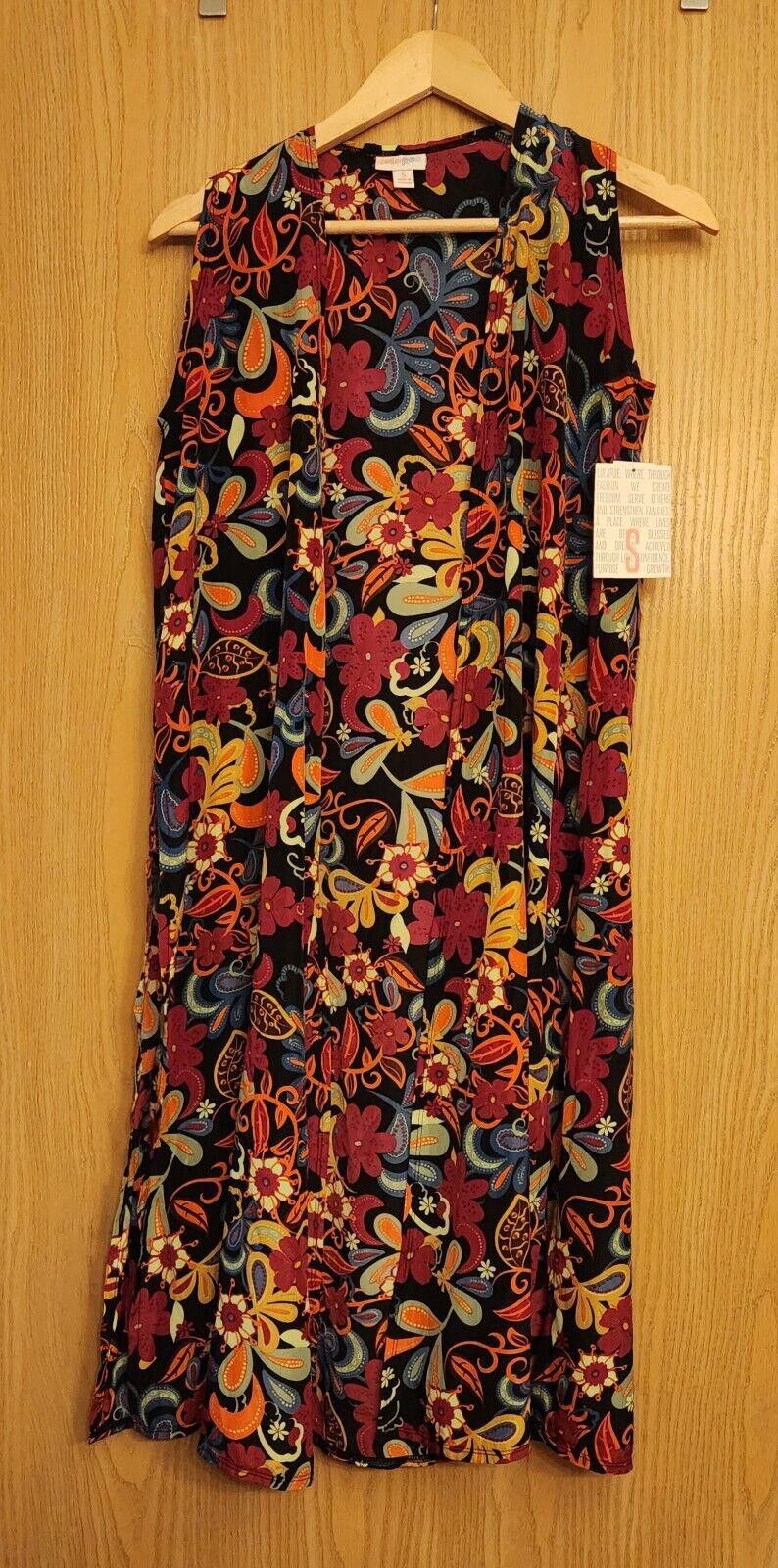 Designer Floral Multicolored Lularoe Joy Size Small Size S / US 4 / IT 40 - 1 Thumbnail