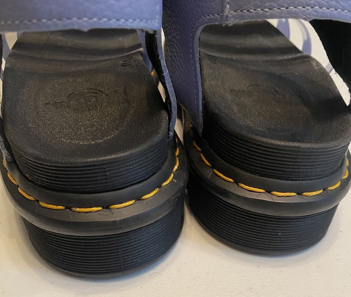 Dr. Martens Dr. Martens Blaire Jelly Sandals Zen Blue Glitter 10 US VGC Size US 10 / IT 40 - 7 Thumbnail