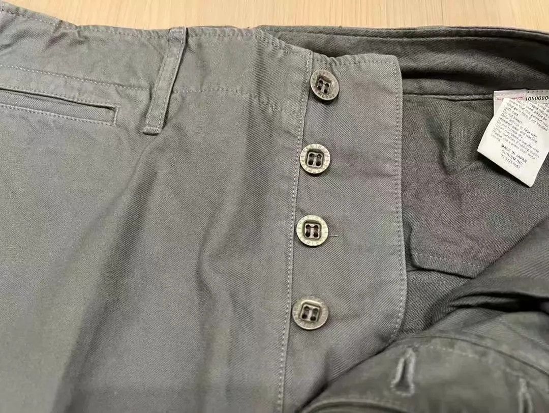 Visvim VISVIM 22SS Chino Taper Grey2 PEERLESS Button New Size US 32 / EU 48 - 5 Thumbnail