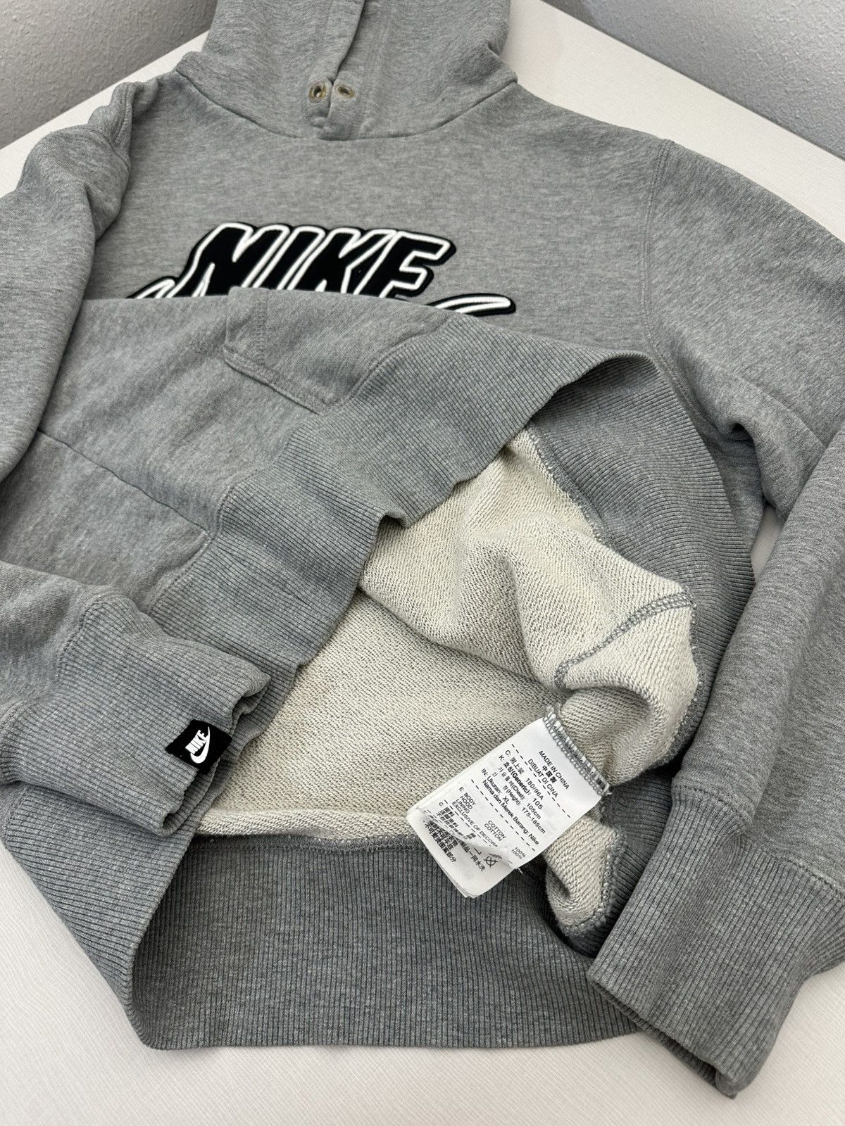 Nike Nike Sportswear Y2K Gray Tag Swoosh Logo Hoodie XL Size US XL / EU 56 / 4 - 10 Thumbnail
