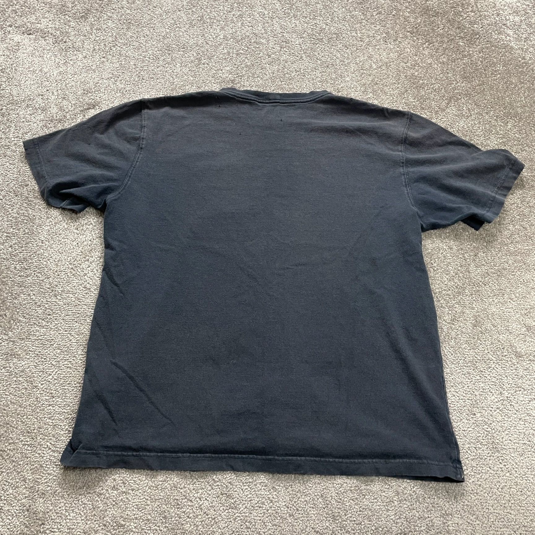Carhartt VINTAGE Carhartt K87 T-Shirt Mens Large Blue Crew Neck Pocket Tee Top Size US L / EU 52-54 / 3 - 2 Thumbnail