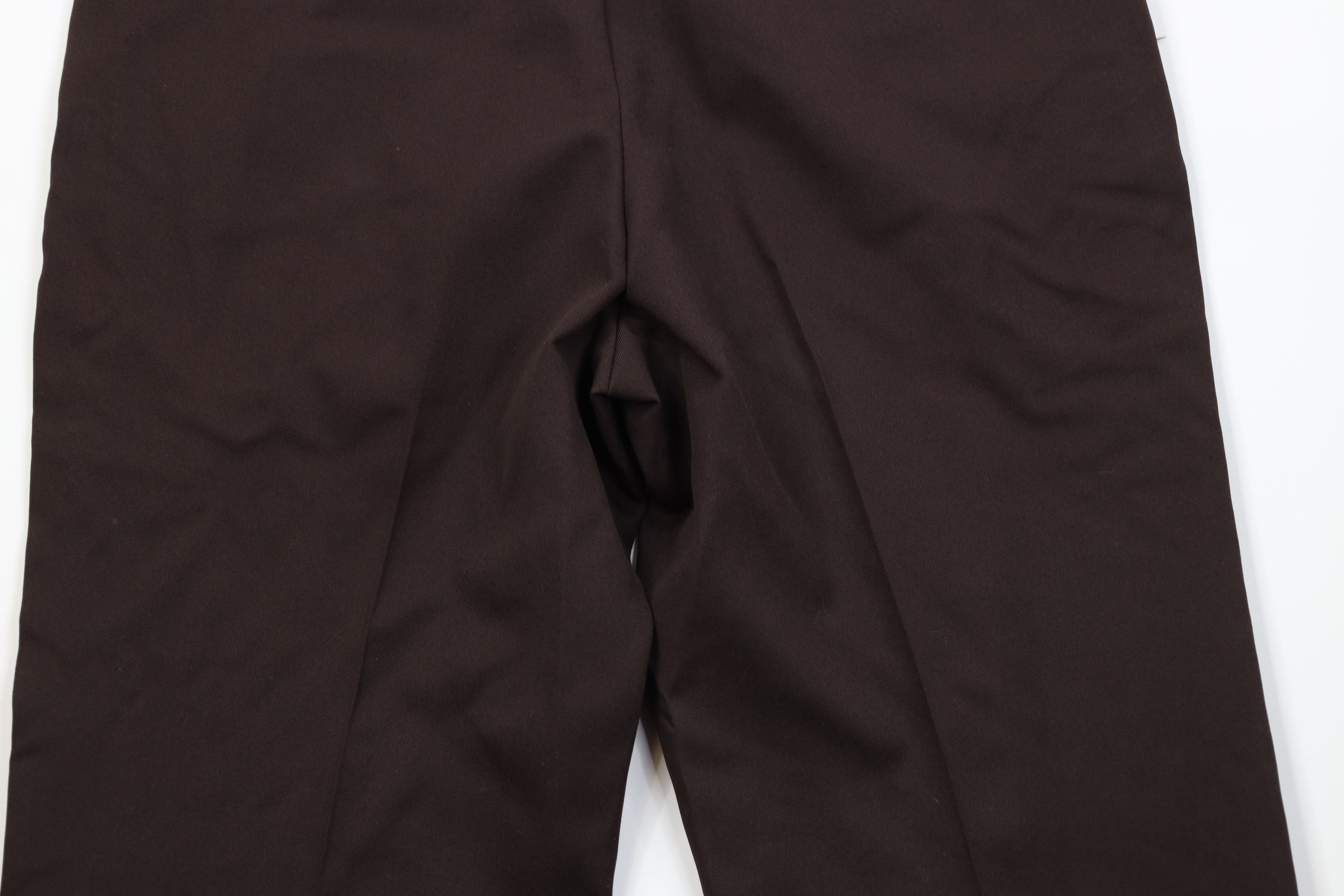 Vintage Vintage 70s Streetwear Flared Wide Leg Chino Pants Brown USA Size US 36 / EU 52 - 11 Thumbnail