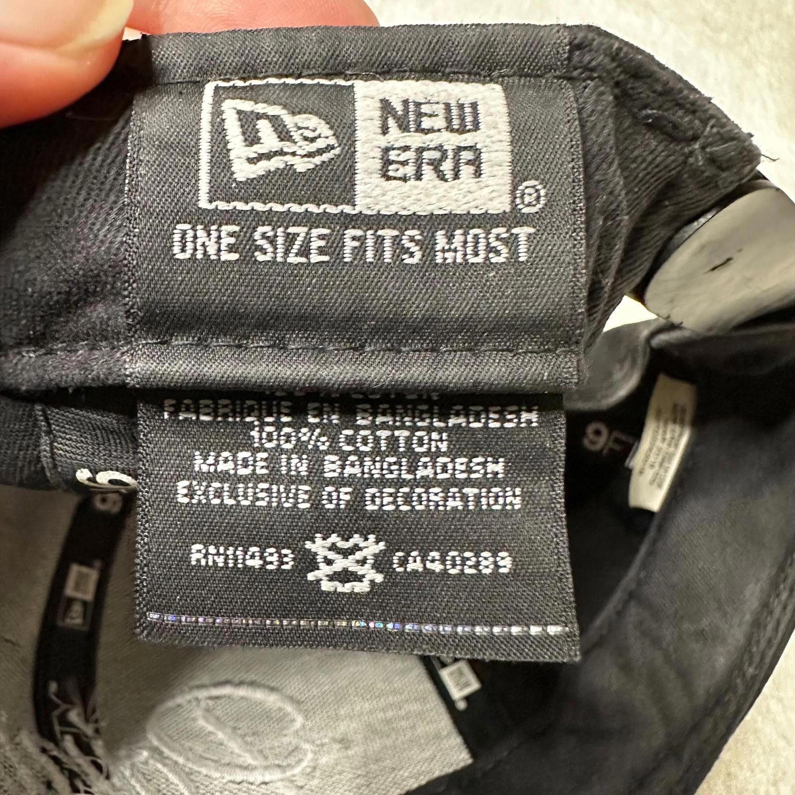 New Era New Era 9FIFTY Point 5 Snapback Hat Black Unisex OS Cap Size ONE SIZE - 7 Thumbnail