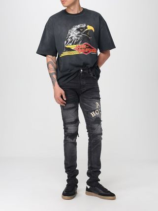 Amiri o1h1sh11225 Eagle Oversized Tee in Black Size US L / EU 52-54 / 3 - 3 Thumbnail