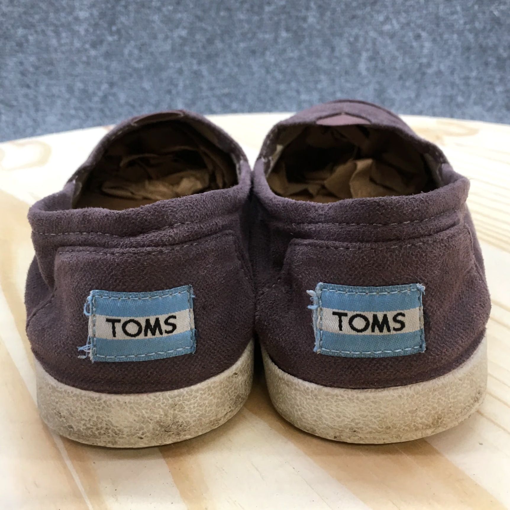 Toms TOMS Shoes Womens 9 Casual Slip-On Flats Comfort Purple Fabric Low Top Size M / US 6-8 / IT 42-44 - 7 Thumbnail