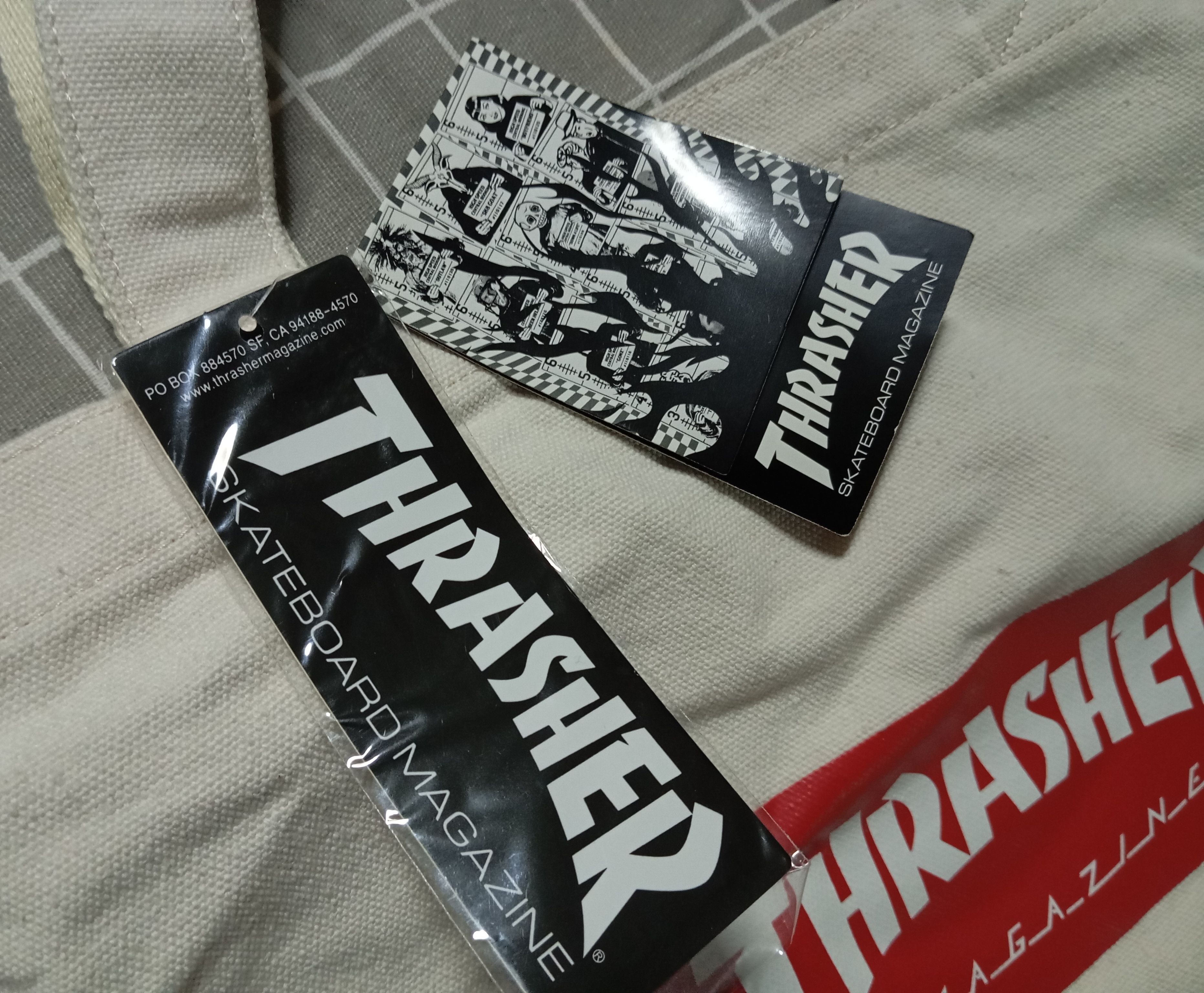 Thrasher NEW Thrasher Magazine 🛹 2way Shoulder & Tote Bag BIG 💥 Size ONE SIZE - 7 Thumbnail
